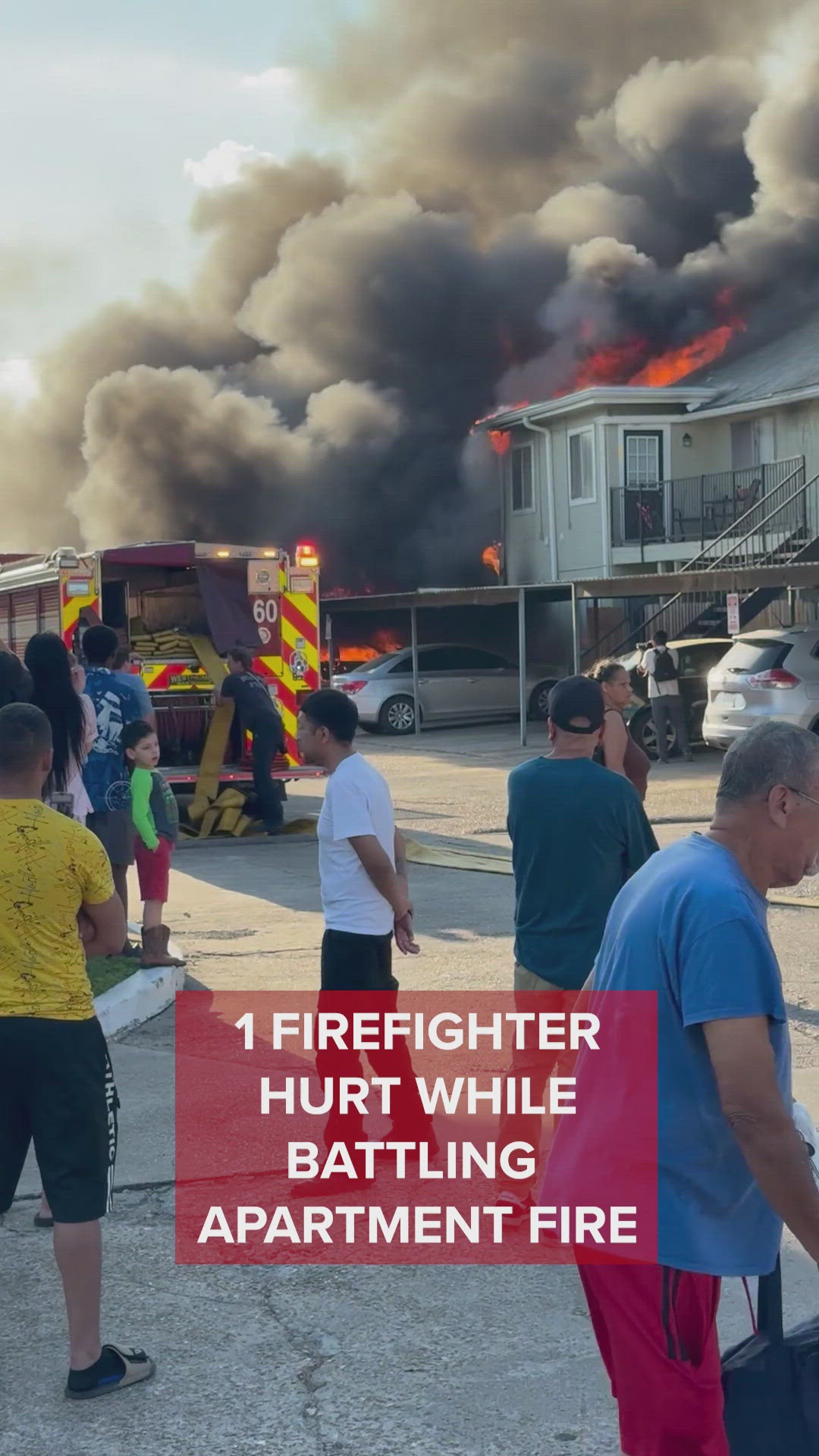 Firefighter injured after balcony collapse at west Houston apartment ...