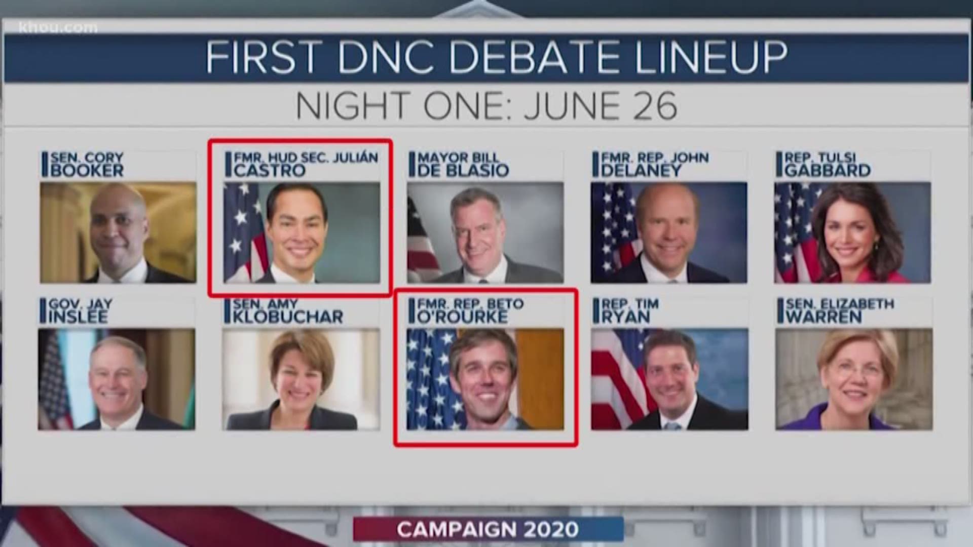Immigration is going to be a hot topic when the Democratic Presidential hopefuls square off Wednesday night. There's so many candidates, they have to split the debate into two.
