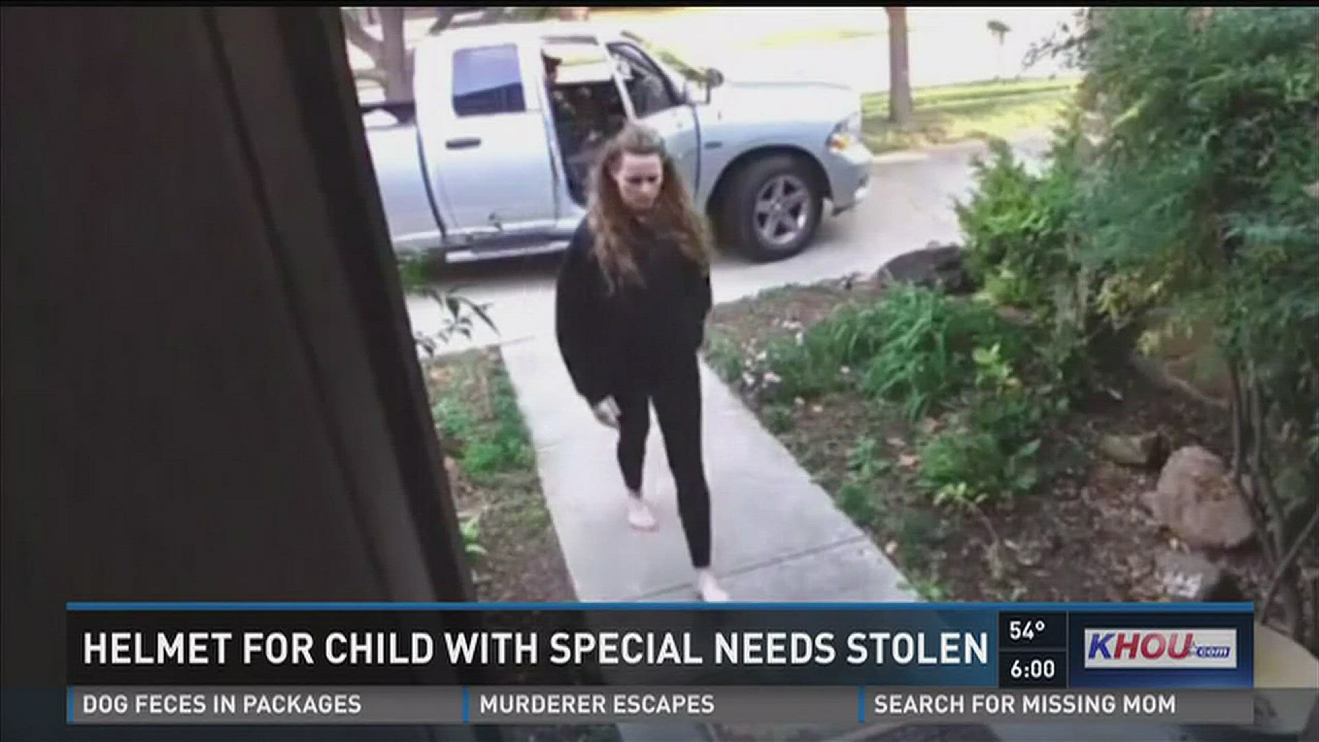 Thieves steal helmet for child with special needs | khou.com