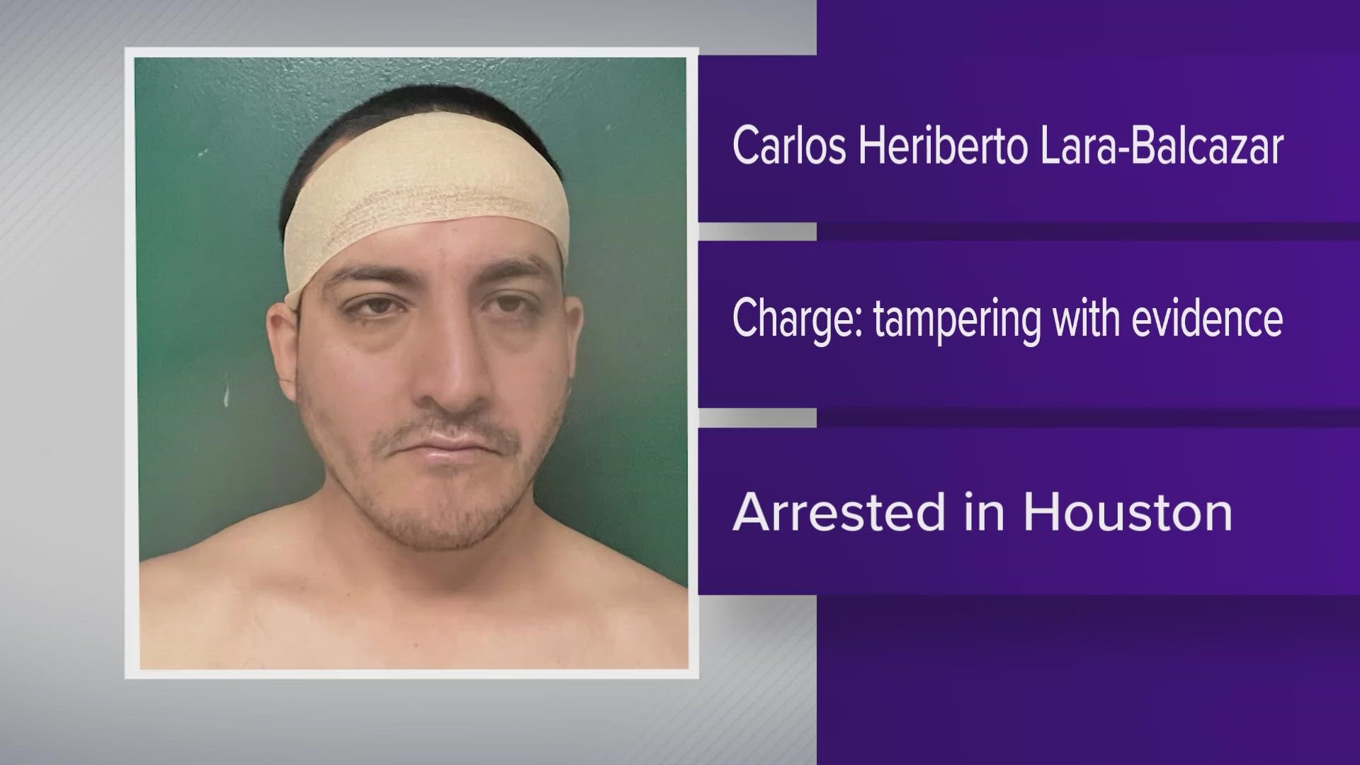 Evidence thrown away in a dumpster identified Carlos Lara-Balcazar, 34, as the suspected killer, police said. The dumpster is about seven minutes away from Lara-Balc