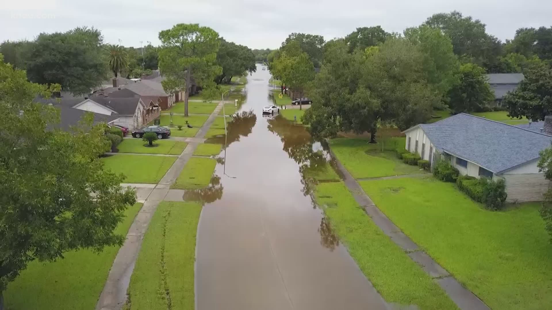 Tropical Storm Beta hit the Houston area and left behind plenty of damage.