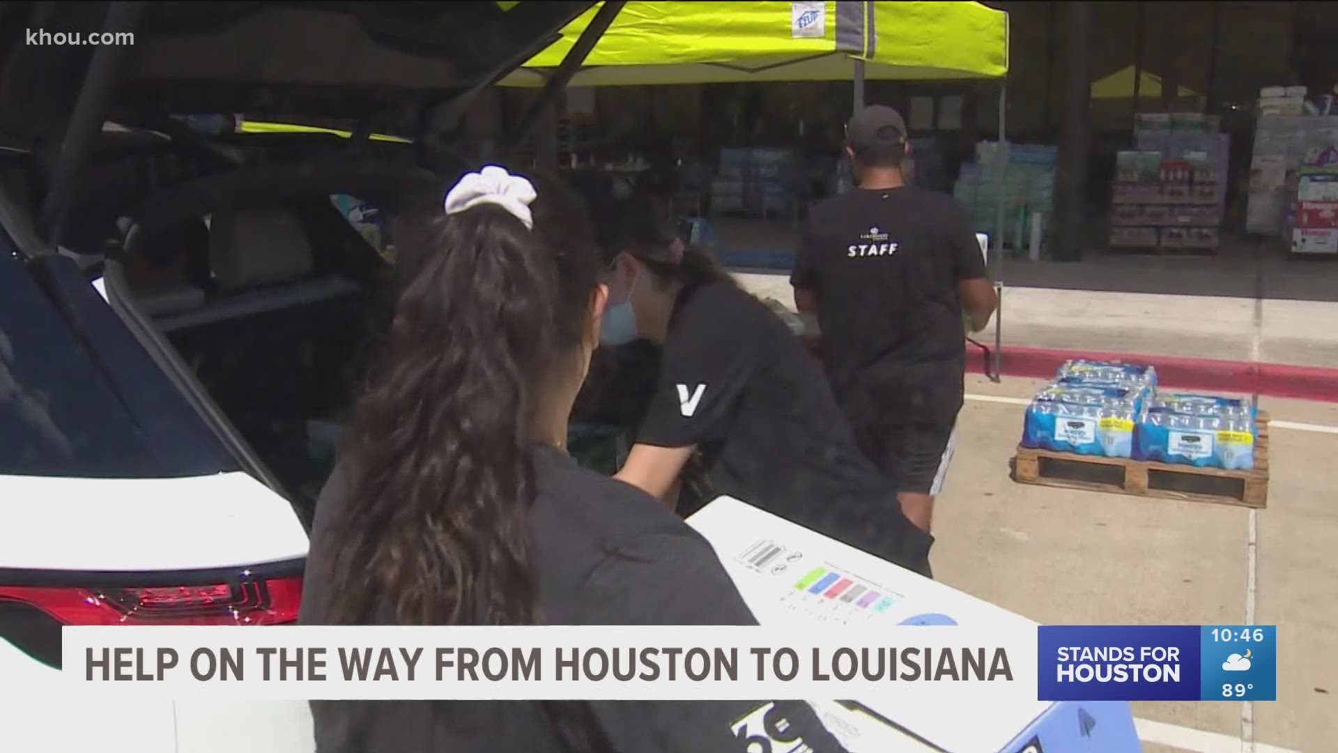 Hours after Hurricane Laura’s landfall, Texans were already on the ground in the neighboring state ready to help.
