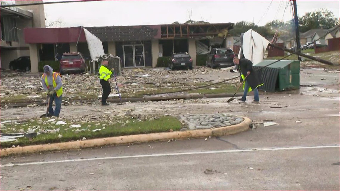 Significant damage in Deer Park after tornado passes through area