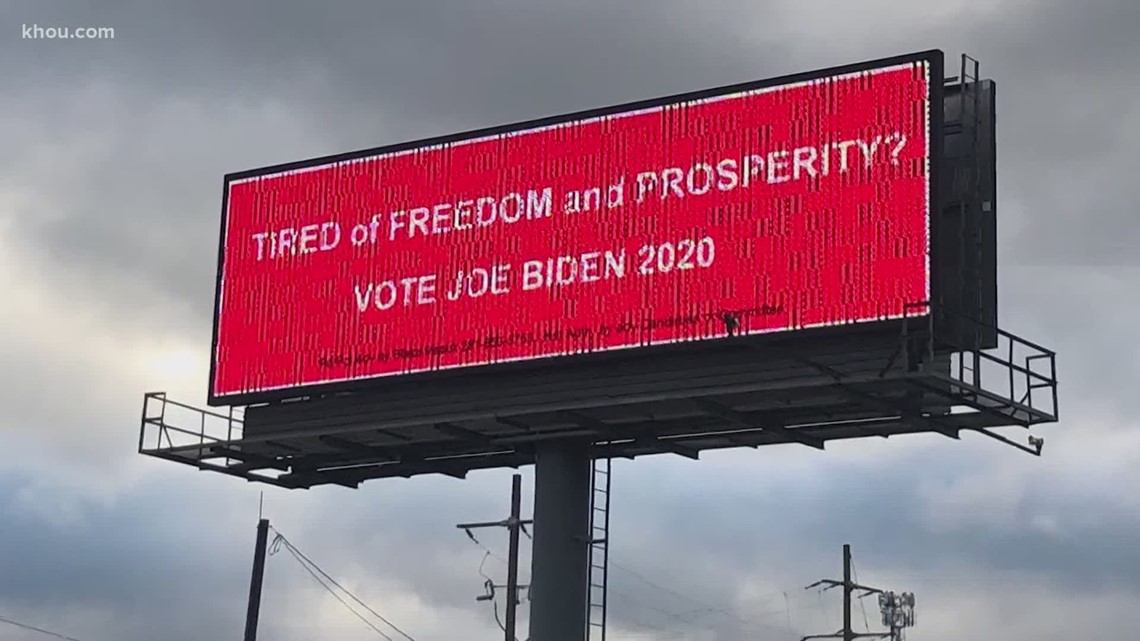 Billboard Company Takes Down Critical Political Ads 
