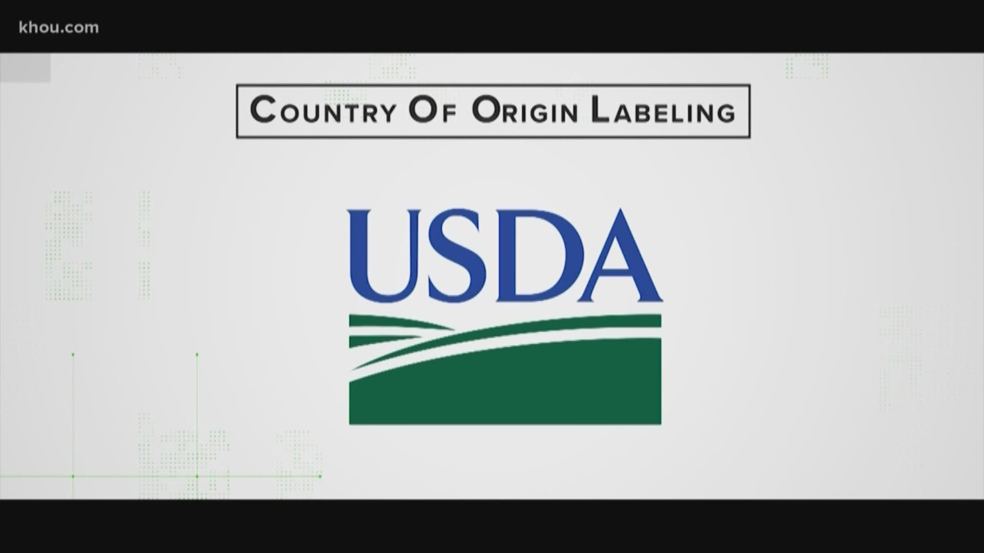 The USDA requires most supermarkets and grocery stores to label several products, but not beef.