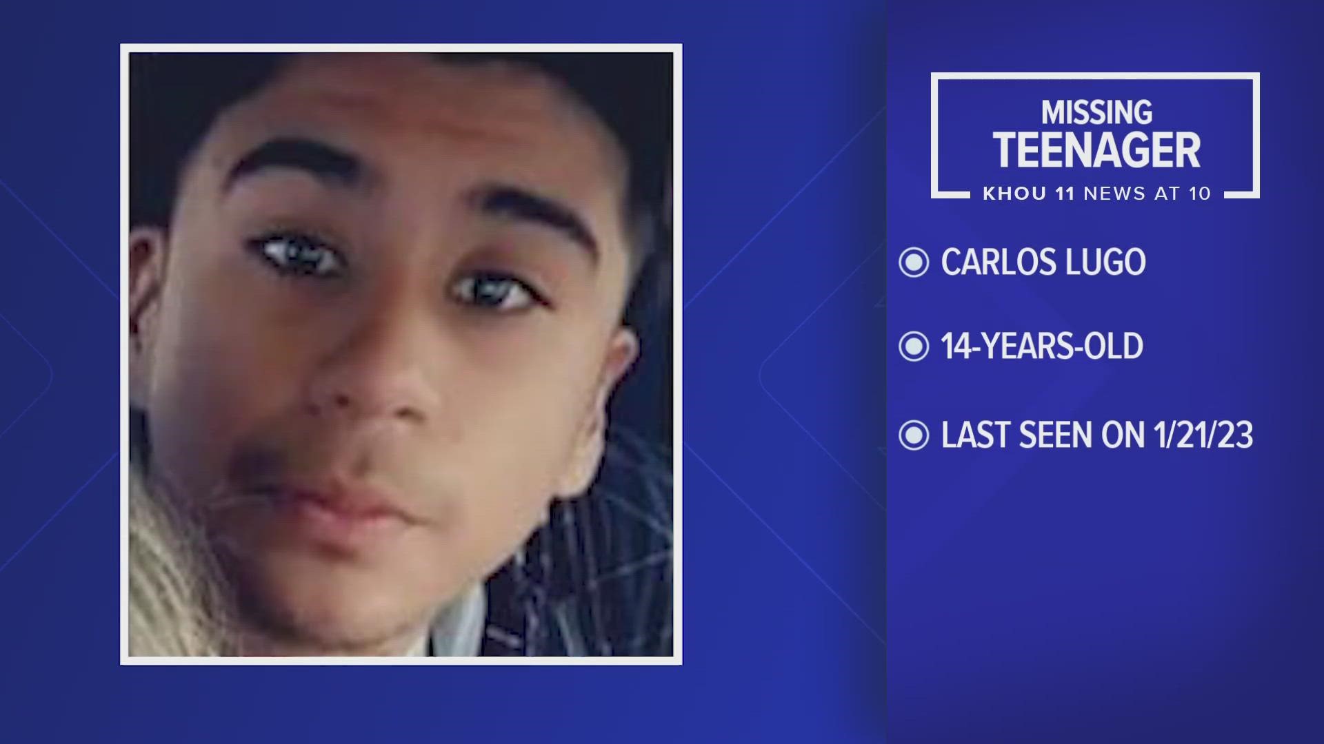 Carlos Lugo has been missing since Jan. 21.
