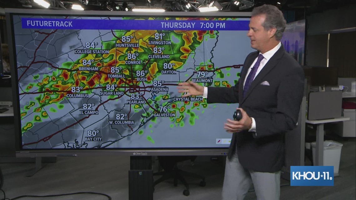 Houston Weather: Severe Storm Threat Creeps In Thursday Afternoon ...