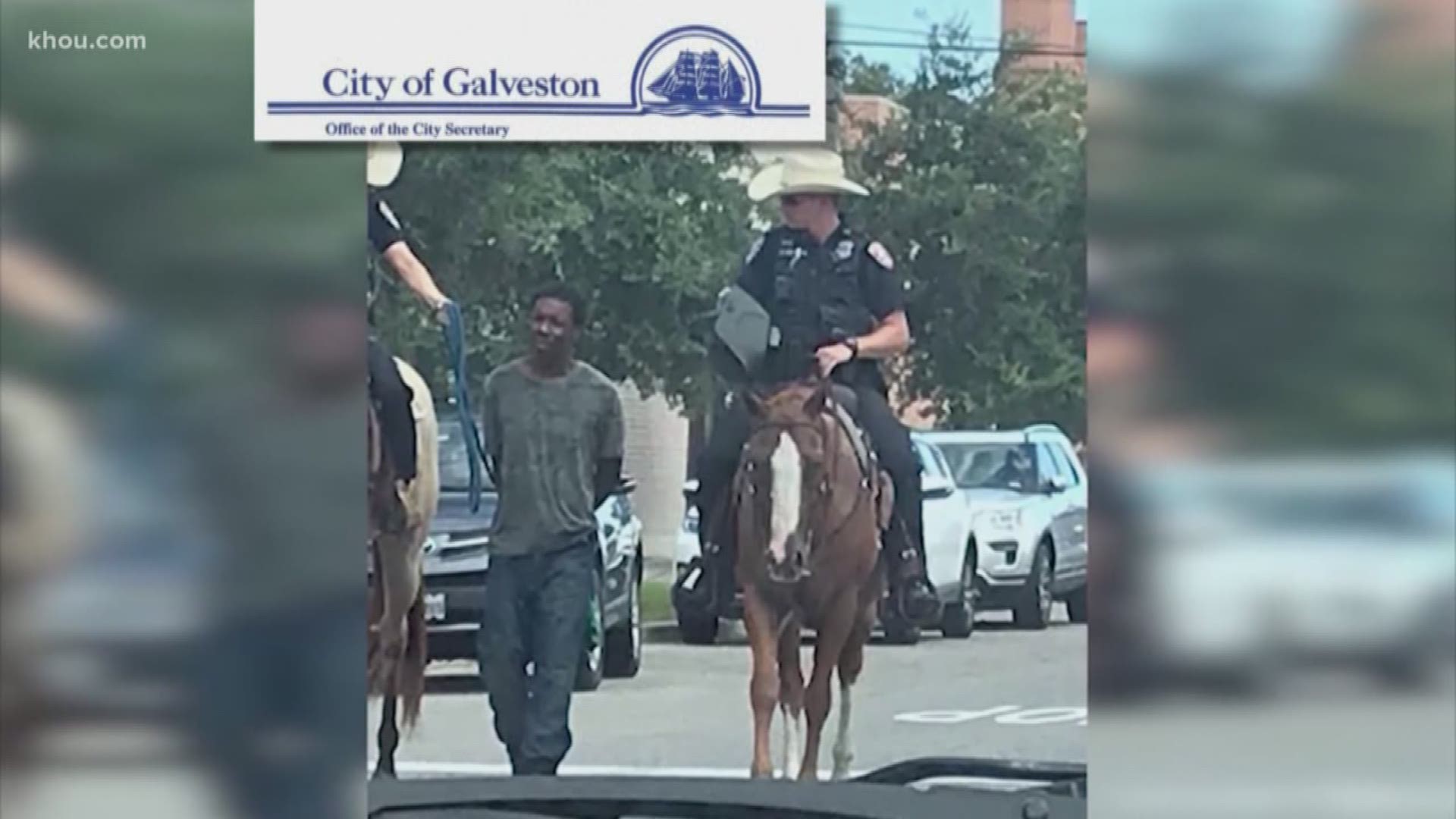 The city of Galveston is asking the Texas Attorney General to prevent the release of the officers’ body camera video in the controversial arrest of Donald Neely by Galveston mounted patrol officers.