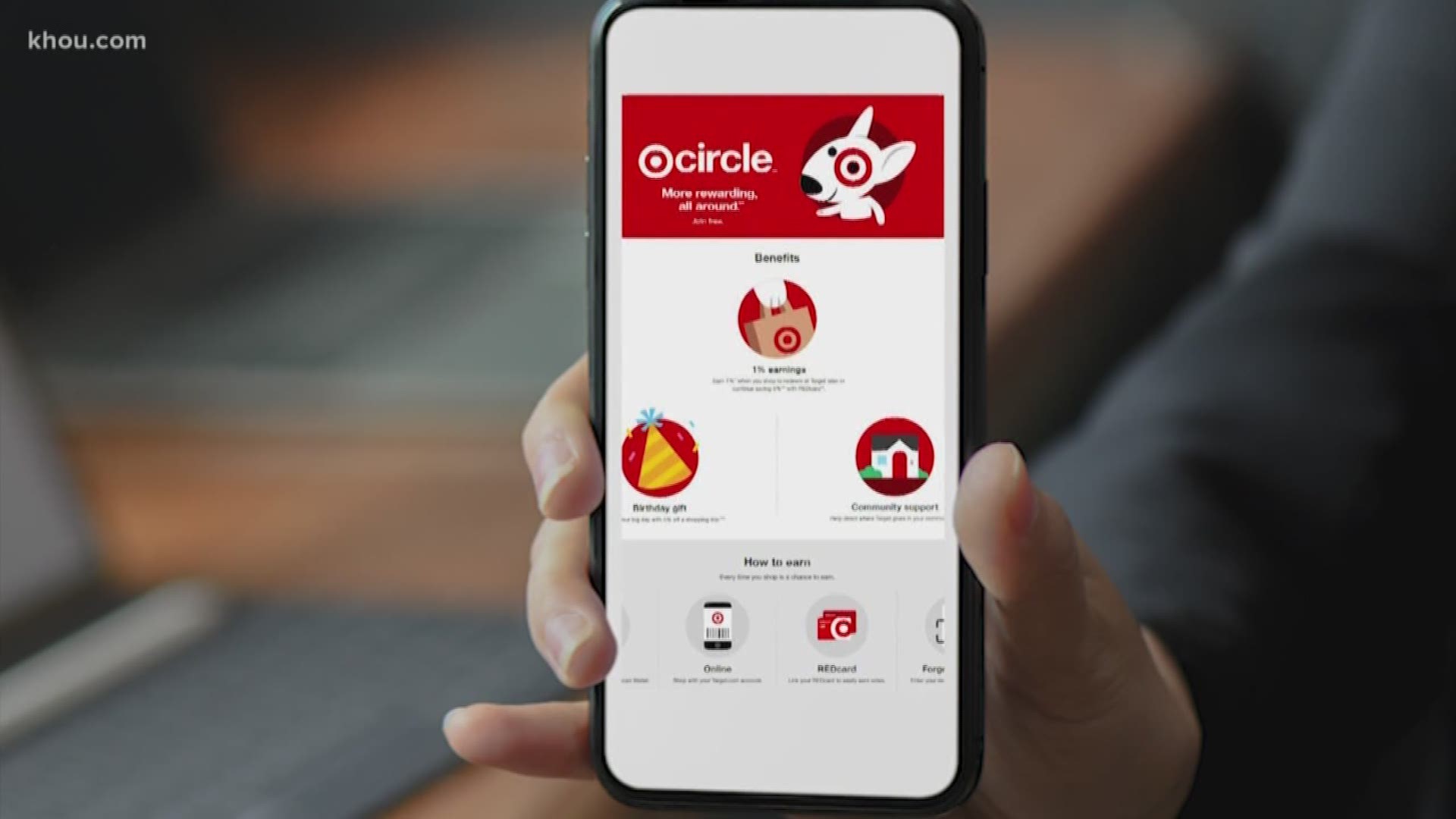 how to apply target circle offers in app