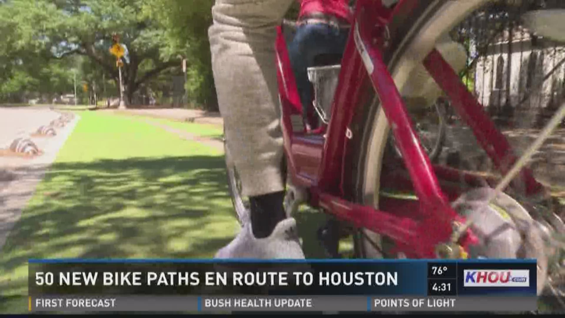 Bicyclists and pedestrians in Houston will soon have better and safer options to get around the sprawling city. It's all part of new push by city and county leaders to make Space City a national leader in urban mobility. They're calling it one of their mo