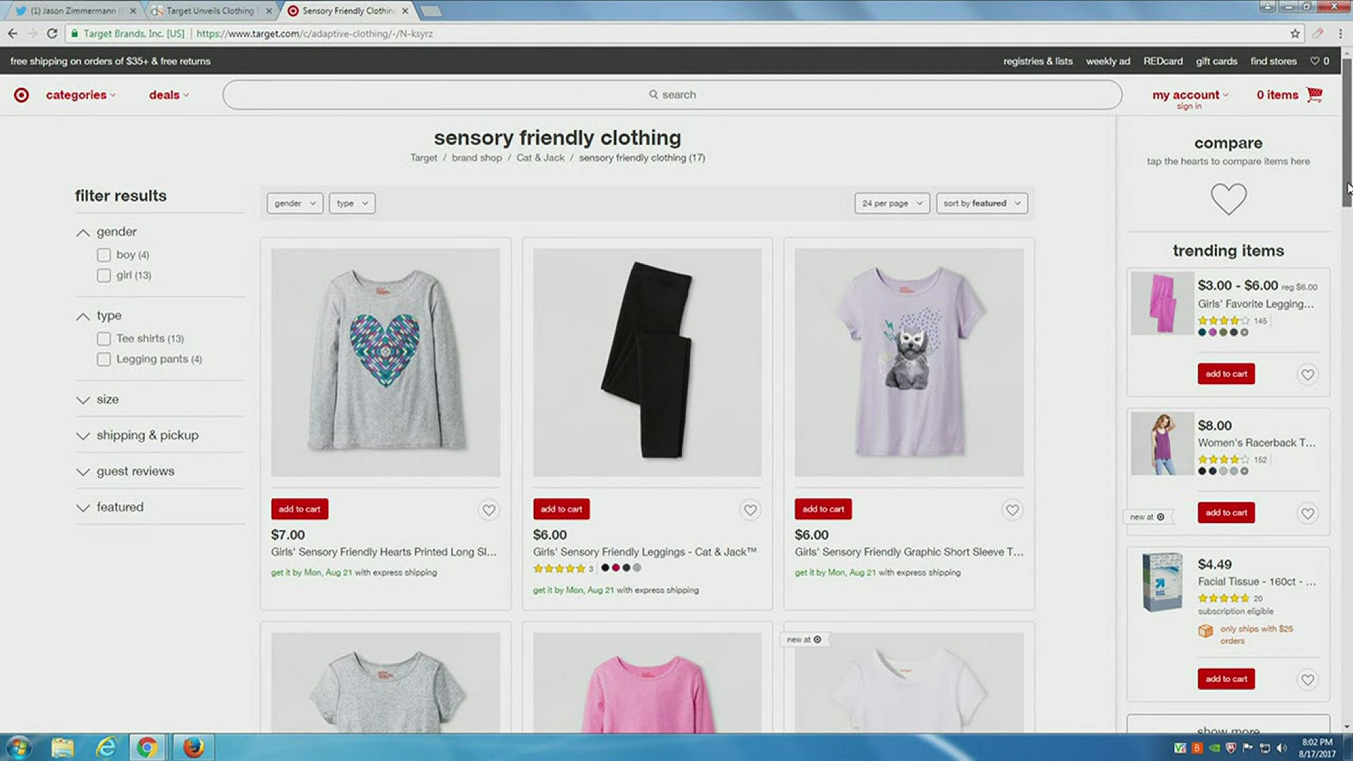 Target launches sensory friendly kids' clothing line