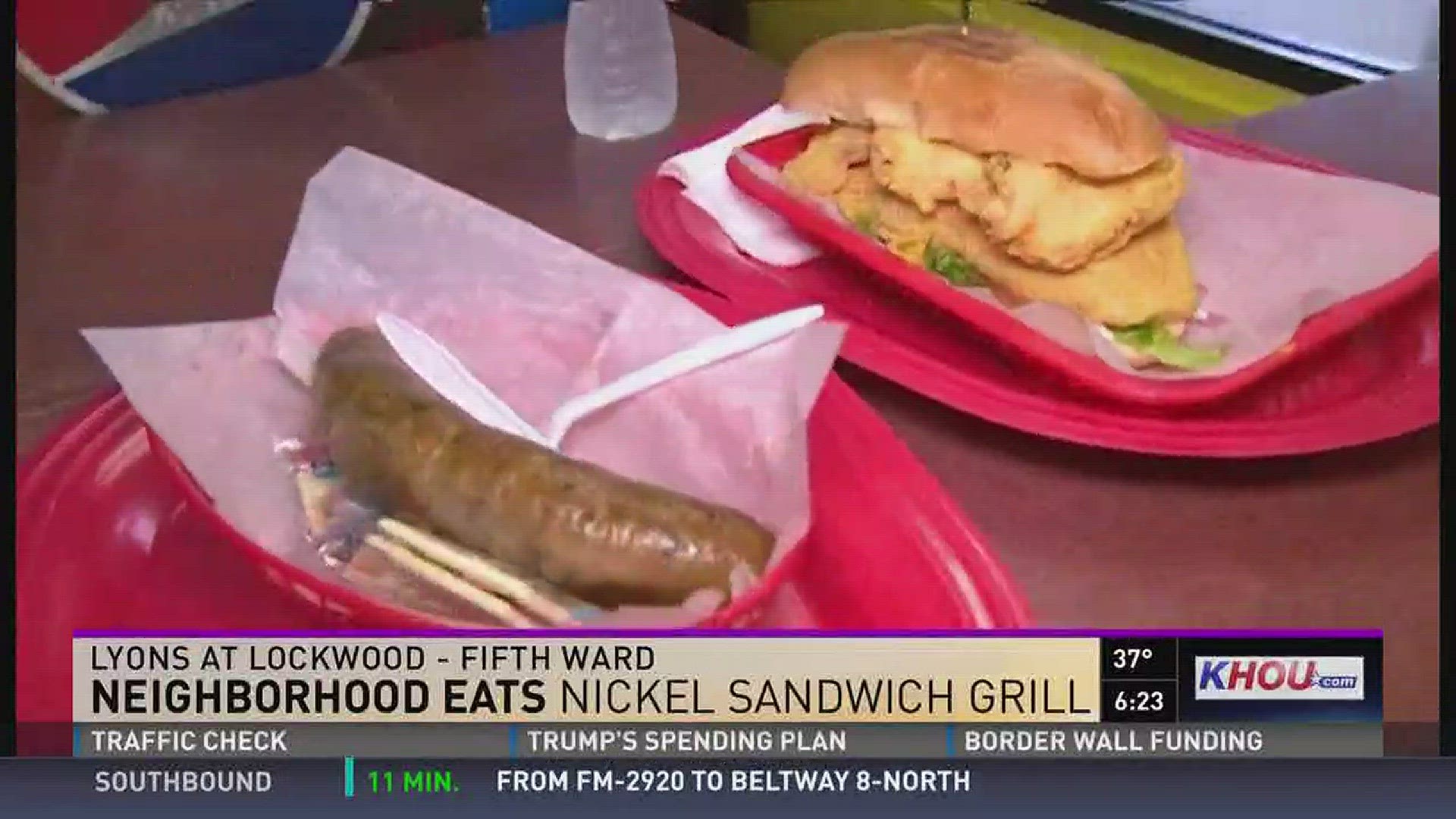 In Monday morning's Neighborhood Eats, Sherry Williams visited the Fifth Ward to take in the Nickel Sandwich Grill.