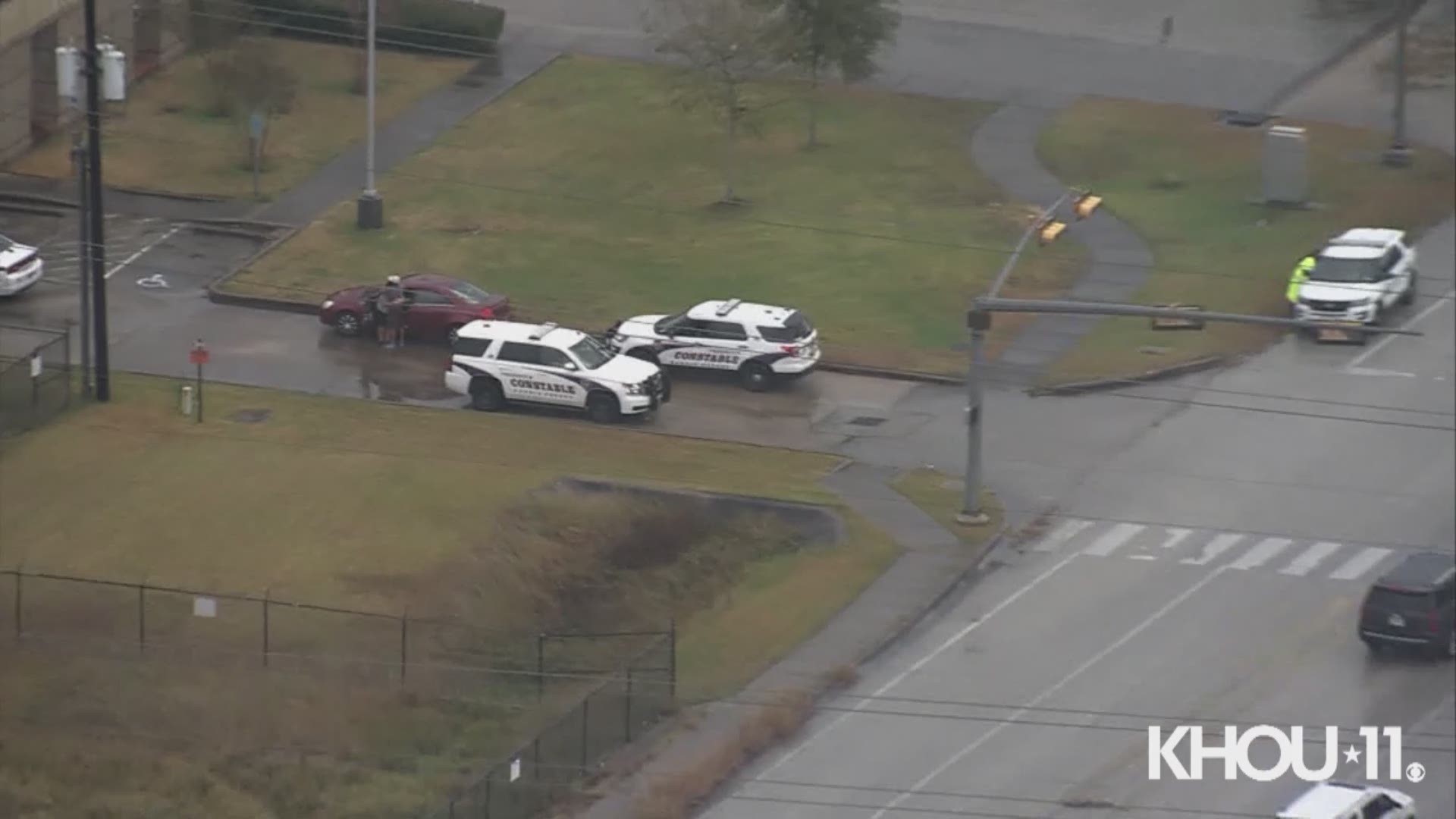 Crossing guard struck by car in front of Clear Creek ISD middle school ...