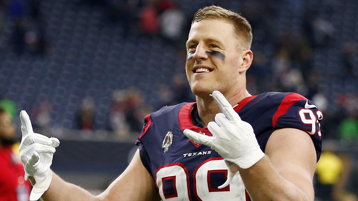 Former Texans star JJ Watt inducted into team's Ring of Honor - The San  Diego Union-Tribune