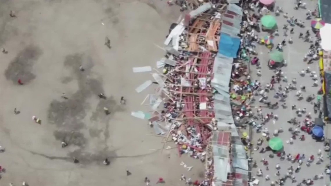 4 dead after stands collapse at bullfight | khou.com