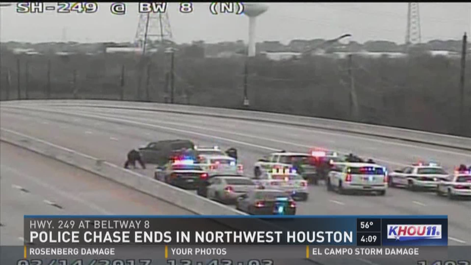 Police Chase Ends In Northwest Houston | Khou.com