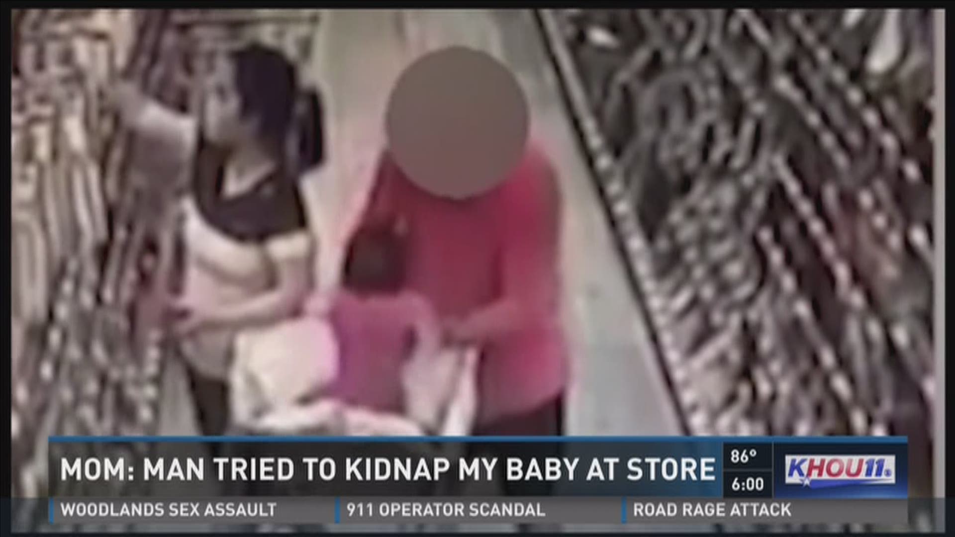 Mom: Man tried to kidnap my baby at store