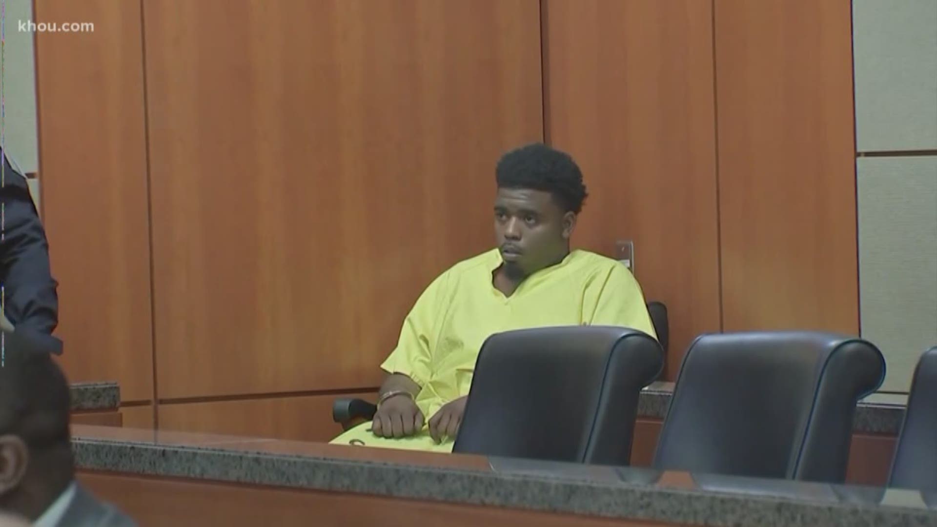 One of the suspects in the shooting death of 7-year-old Jazmine Barnes appeared in court Monday morning.