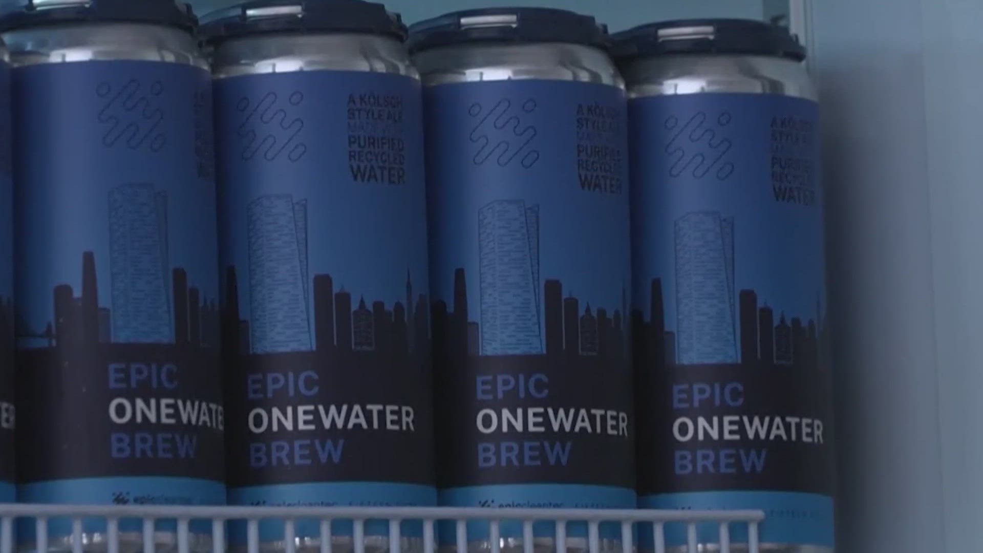A northern California brewery and a water technology company have found a unique way to make a statement about recycling water.