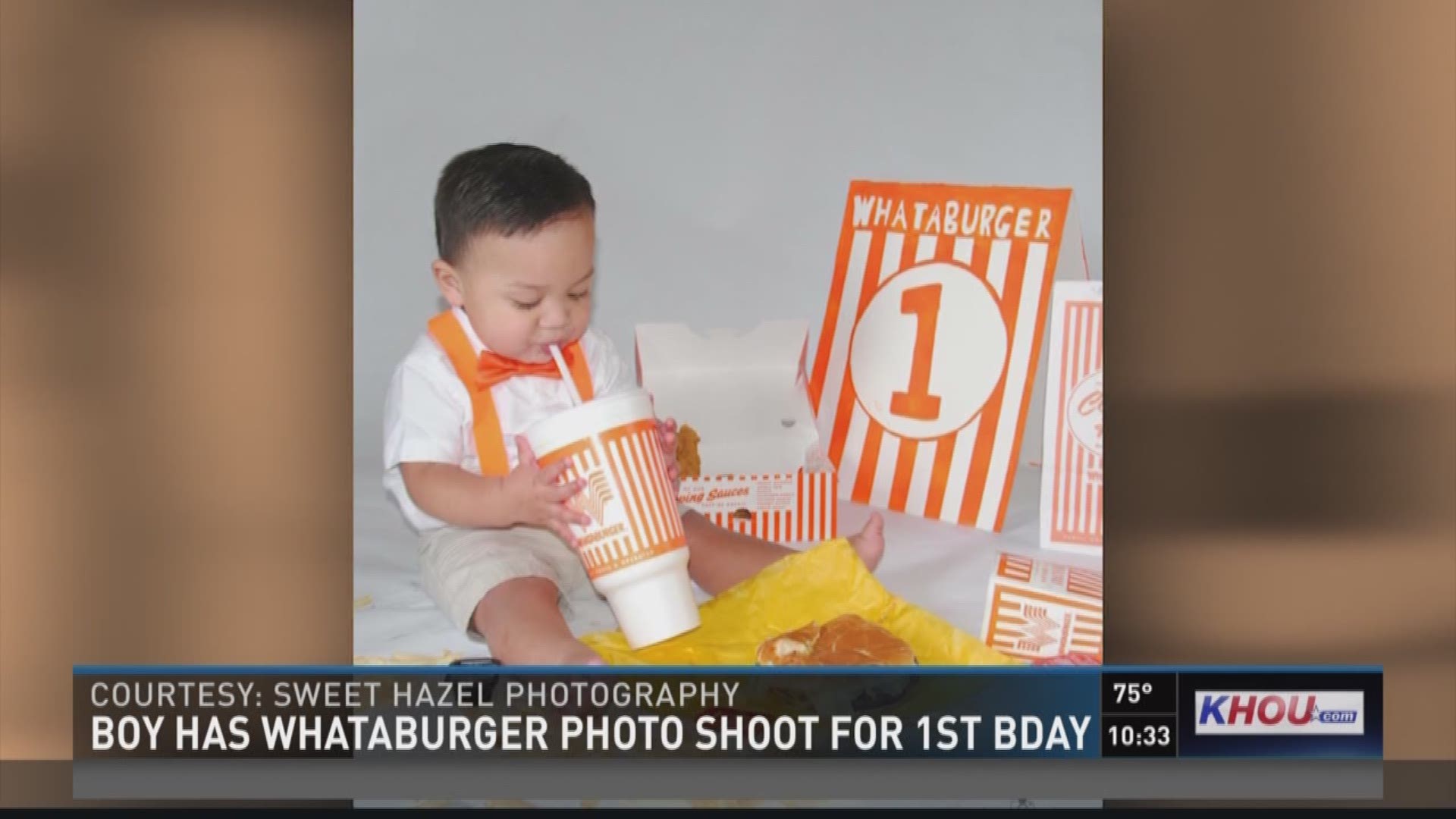When it comes to birthdays, forget the cake! For one little Houstonian, it's all about Whataburger.