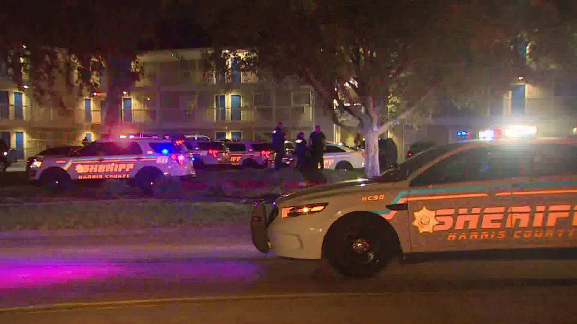 A woman is dead following a shooting Saturday night in north Harris County.