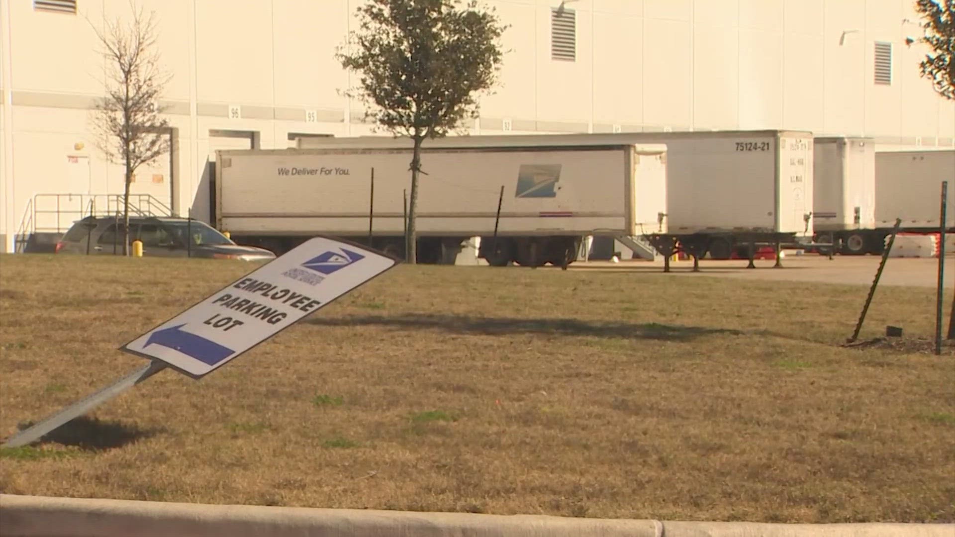 We've been reporting on packages being stuck at the Missouri City processing center for weeks.