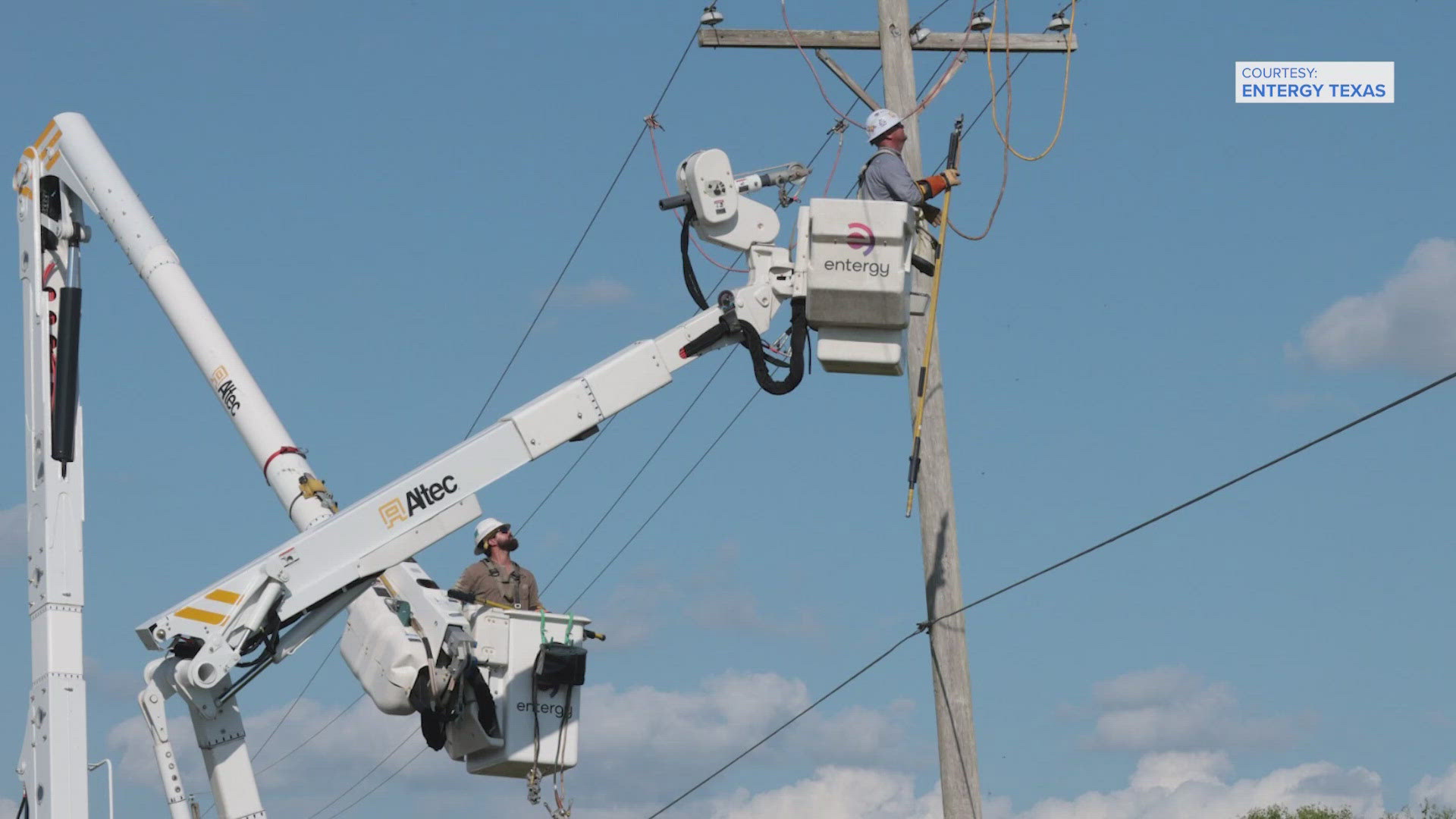 Entergy Texas has about 2,000 workers in the field addressing outages with help from out-of-state.