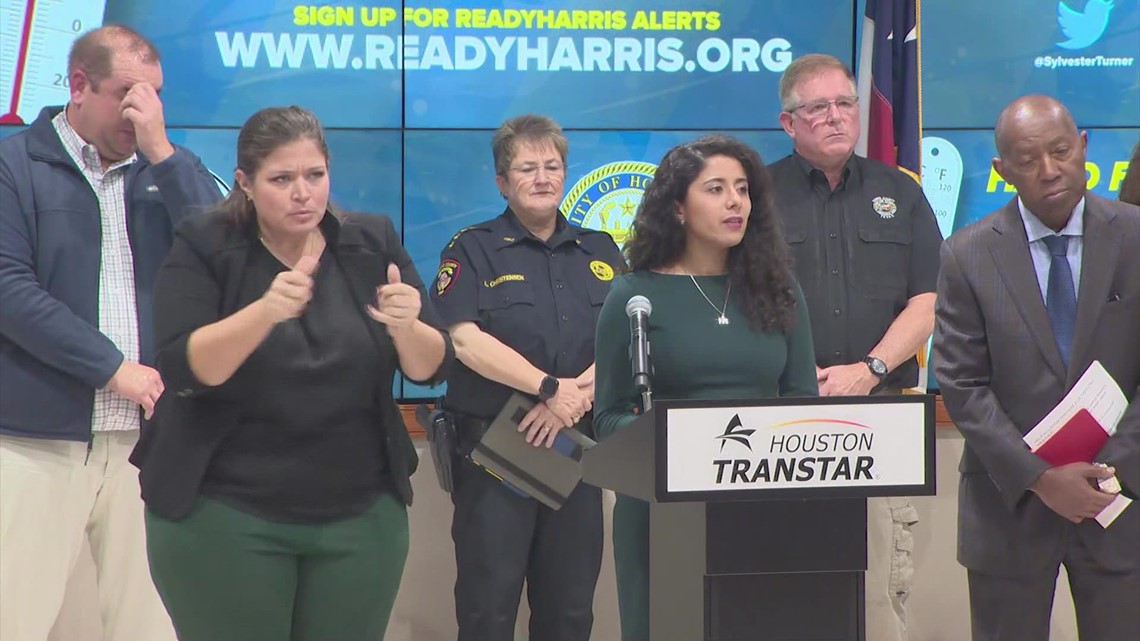 Harris County and Houston officials give update on arctic blast ...