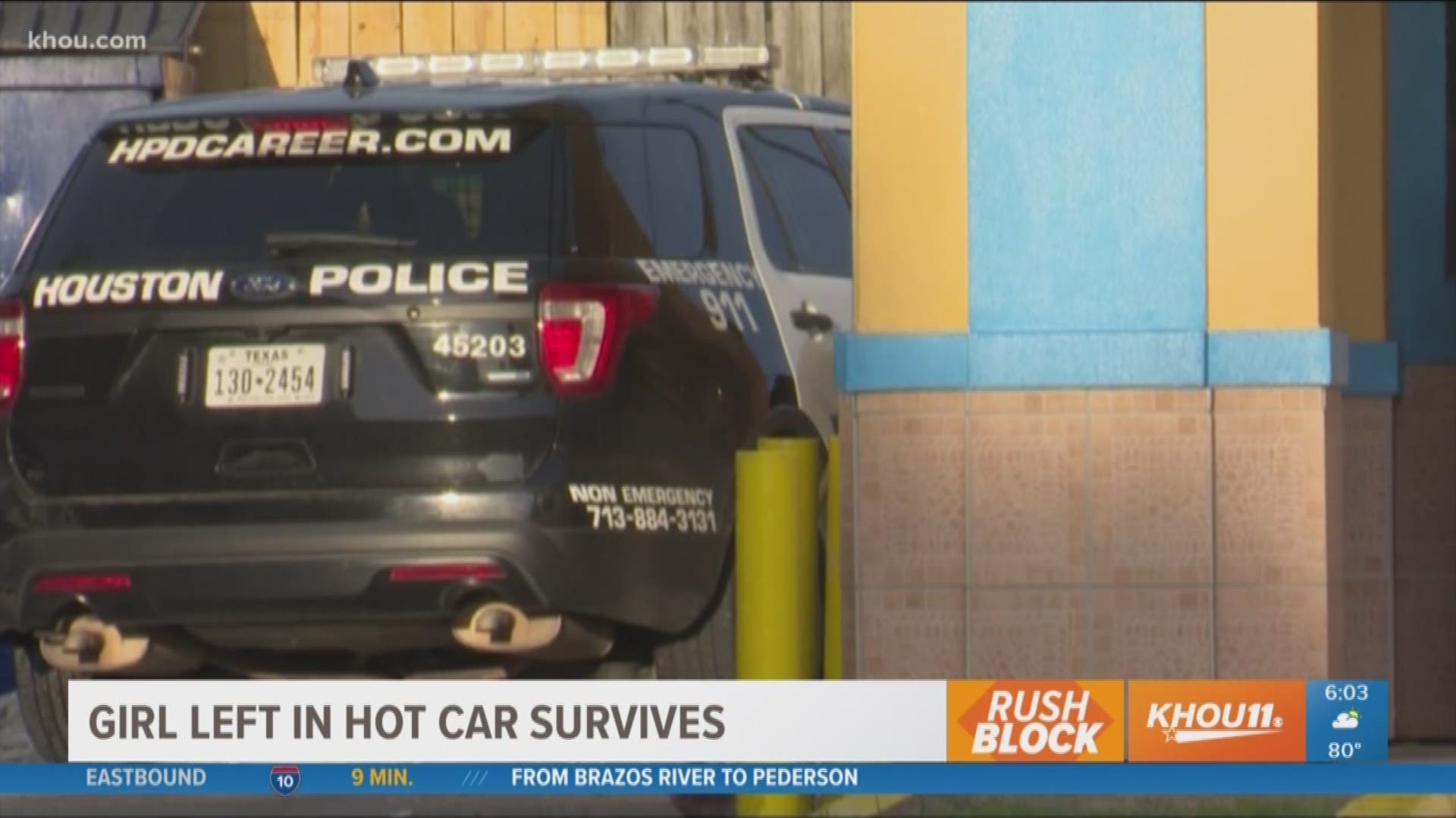A child survived being left in a hot car Monday after her father says he forgot to drop her off at daycare. Also, the latest on a Colorado man charged with the deaths of his pregnant wife and two kids.