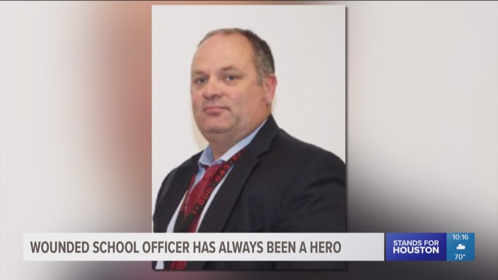 A wounded Santa Fe ISD officer is doing a lot better after flatlining in the hospital, twice, after he was shot during the Santa Fe school shooting.