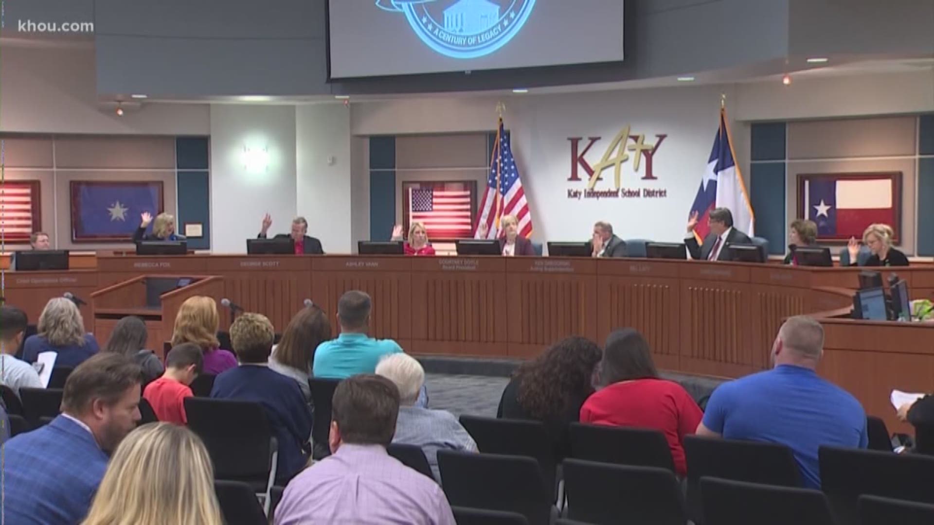 Big changes happening in Katy. Some students will have to go to different schools next year due to a new rezoning plan. And the board names acting superintendent Ken Gregorski the lone finalist for the job.