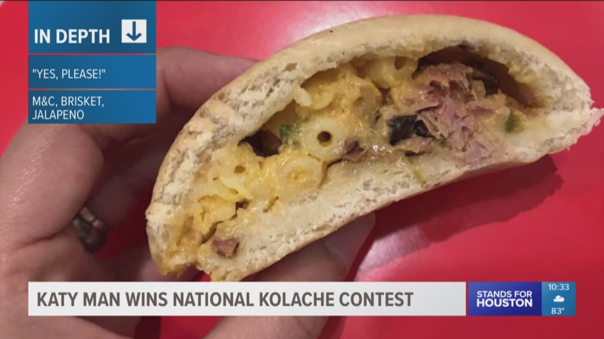 Texans love kolaches so it makes sense that a father from Katy won a national contest for creating a new kolache.
