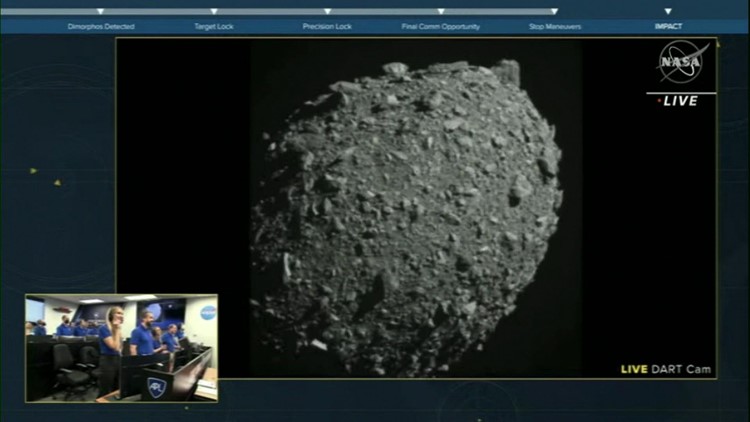 NASA successfully crashes spacecraft into asteroid