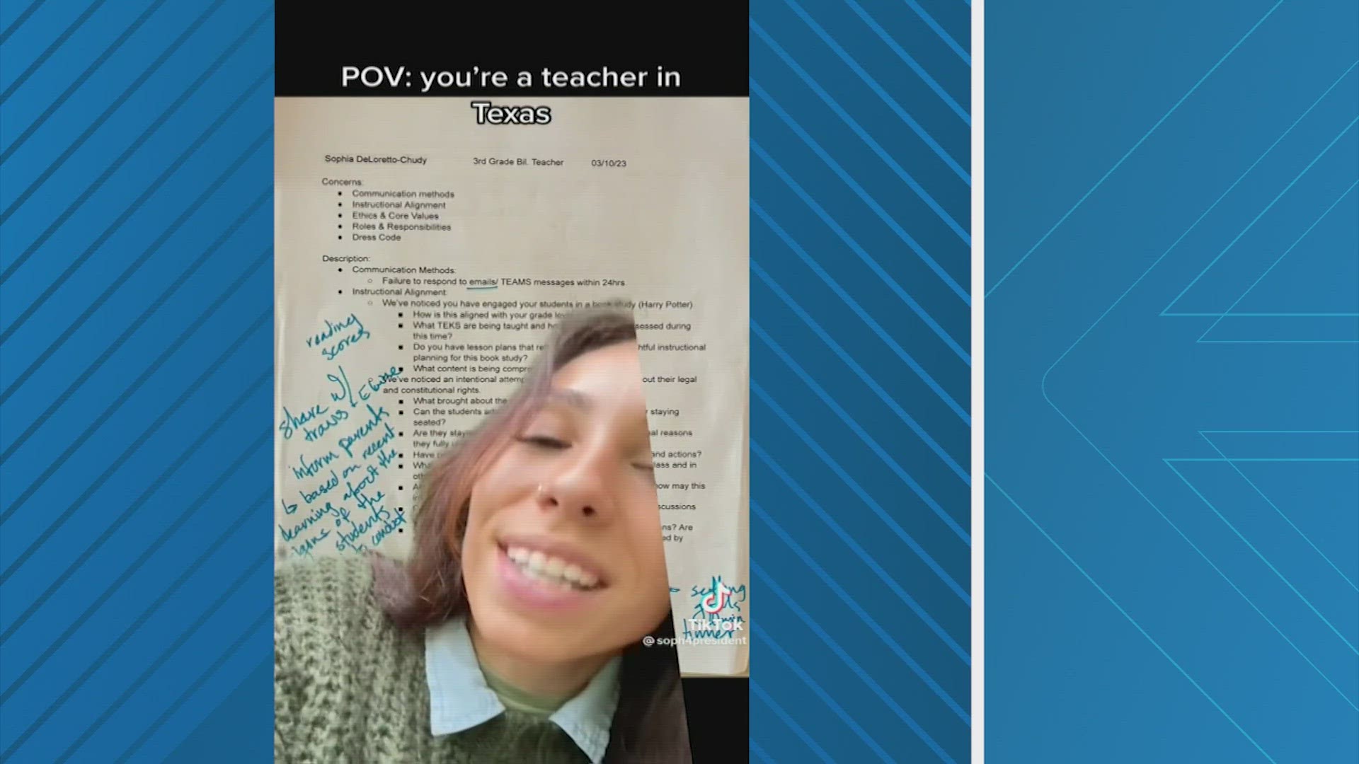 texas teacher fired after giving students disturbing assignment