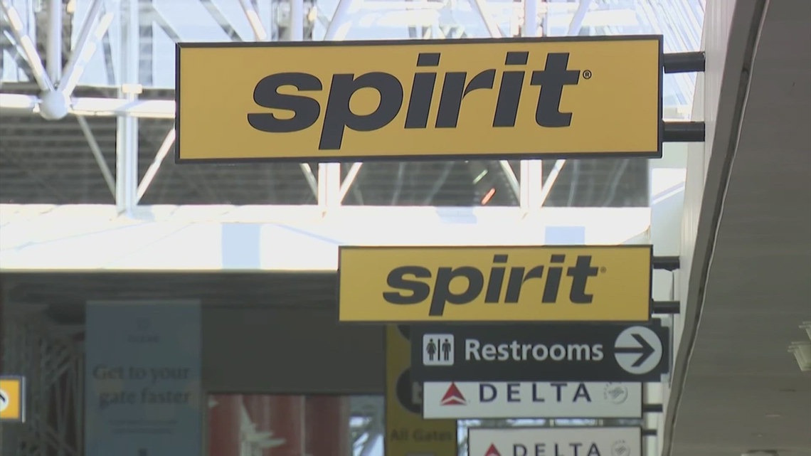 Here's a look at the routes impacted by Spirit Airlines' closure at Houston's Bush Airport.