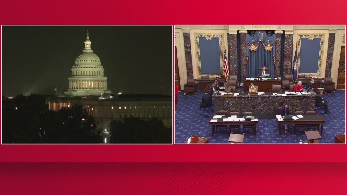 Senate advances funding bill, first step toward ending government ...