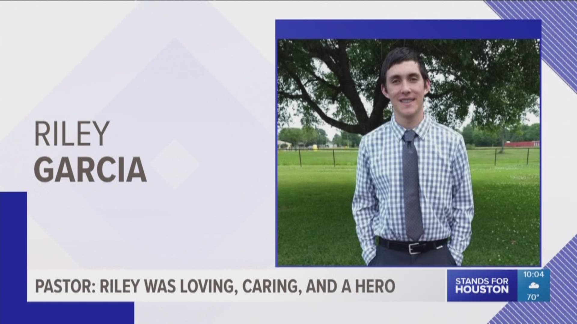 Riley Garcia's pastor said Riley died a true hero. He says Riley held the classroom door shut and let other kids run to safety before he got shot.