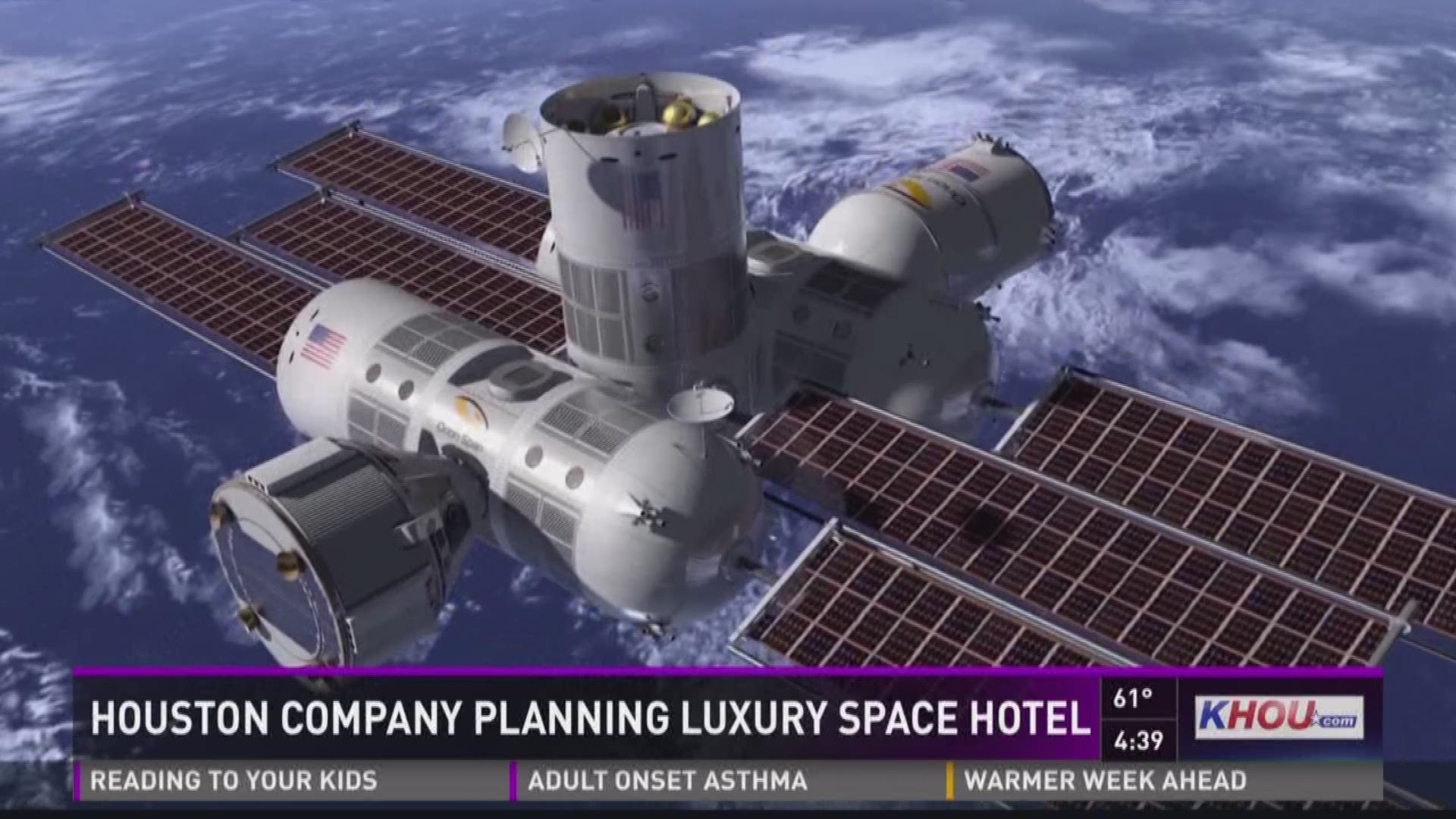 A new startup company called Orion Span is planning to put the first hotel in space. The luxurious space hotel will be named Aurora Station. 