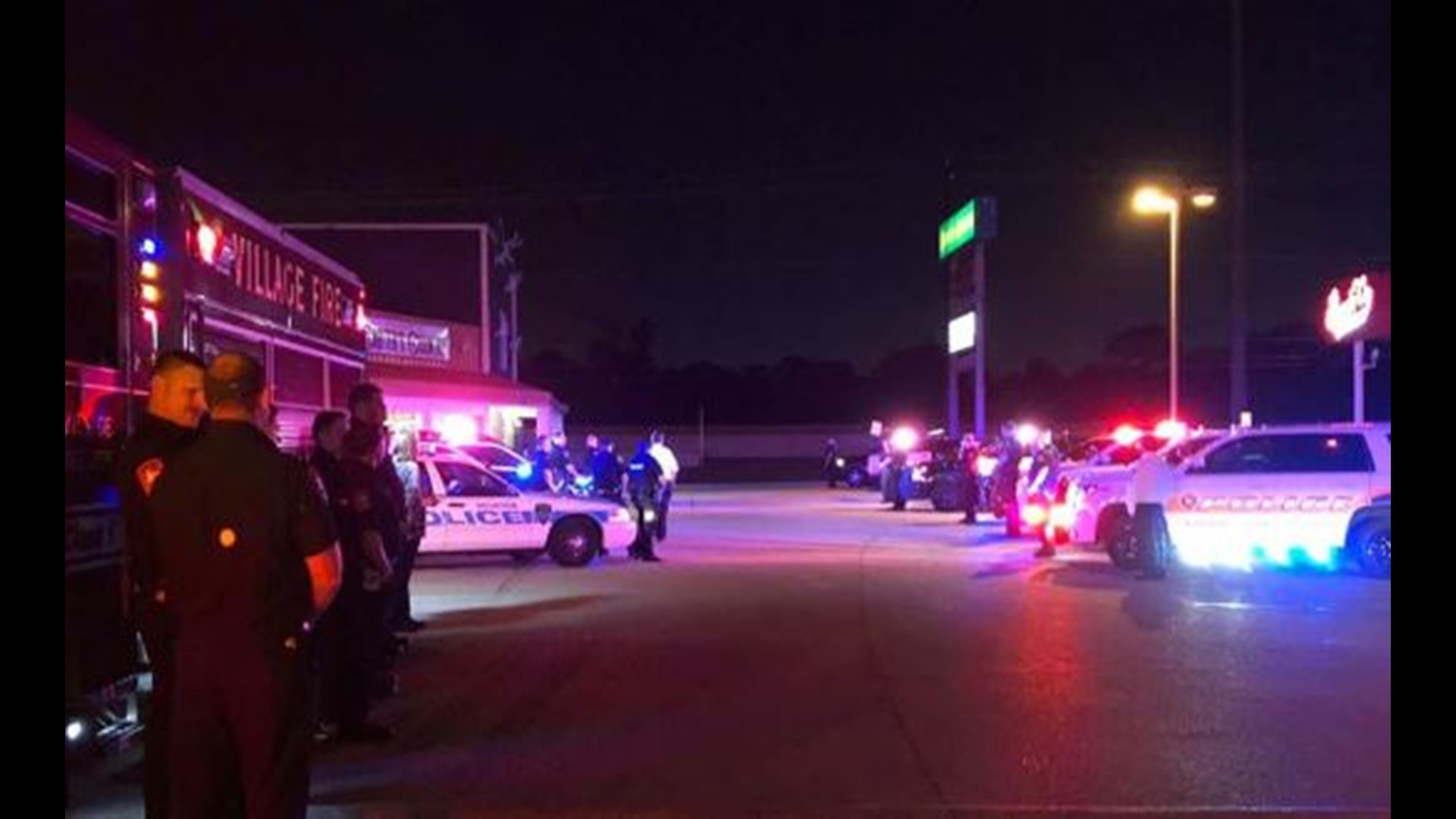 A very touching moment Tuesday night outside a west Houston animal hospital. Law enforcement officers from all over the Houston area gathered there to pay tribute to a K-9 that had to be put down because of cancer.  At least a dozen units drove with flashing lights to honor Officer Pepper.