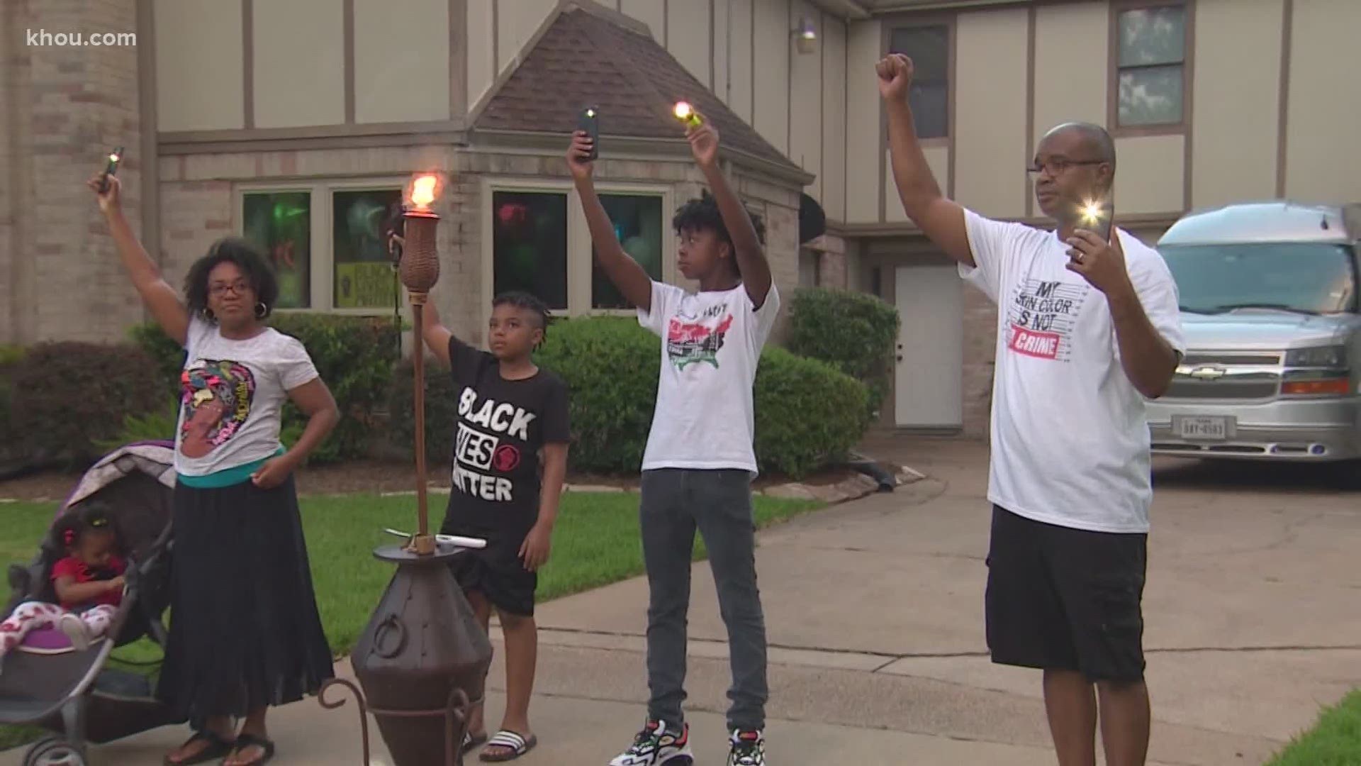Friday evening, a Fort Bend County family helped bring a community together for Juneteenth.
