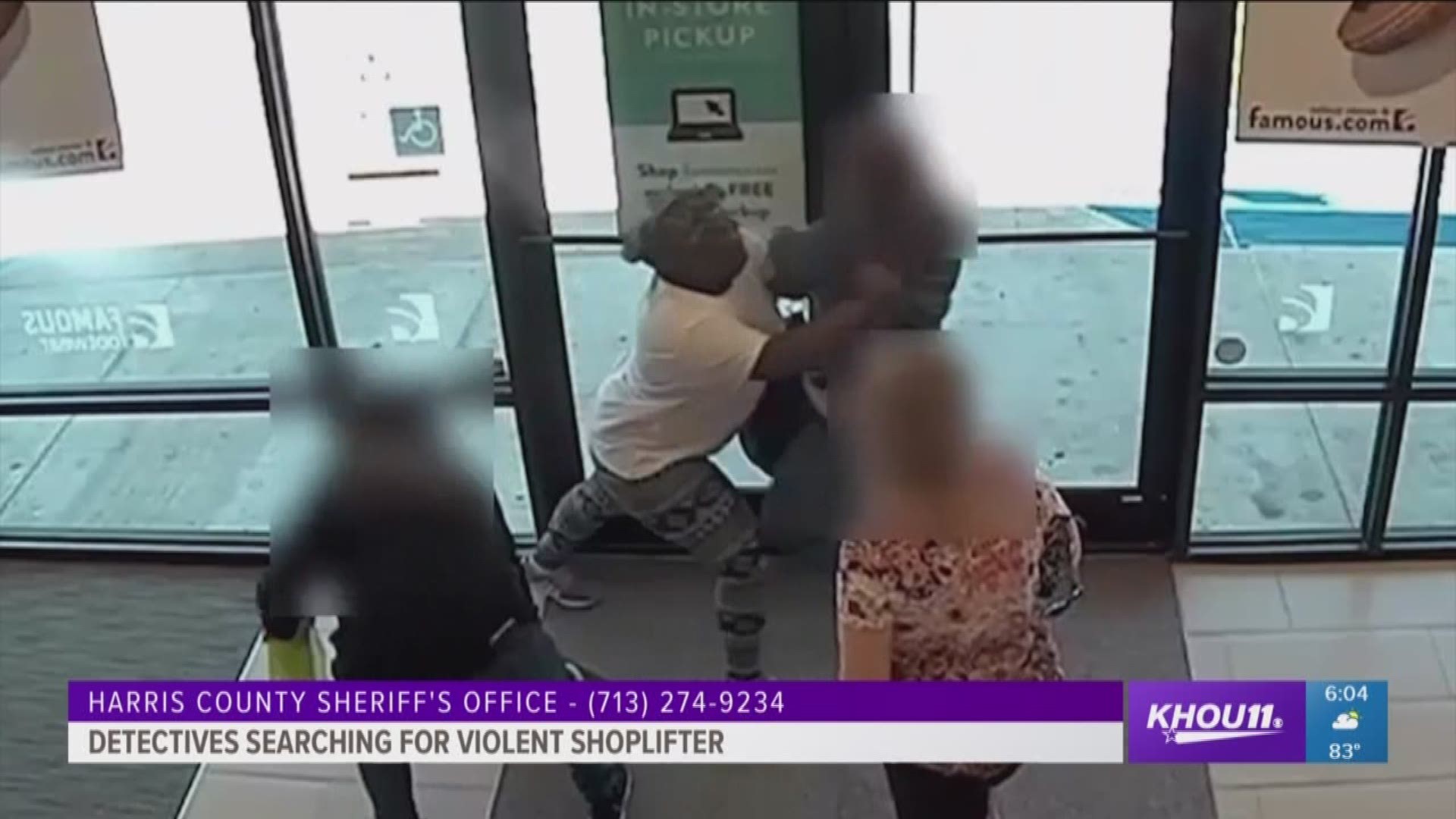 Caught On Camera Accused Shoplifter Attacks Employees Inside Shoe