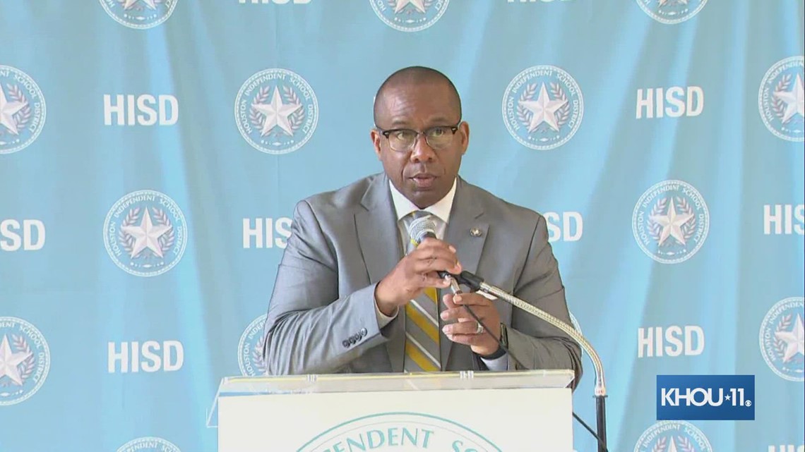 Back to school HISD Superintendent Millard House II speaks on the