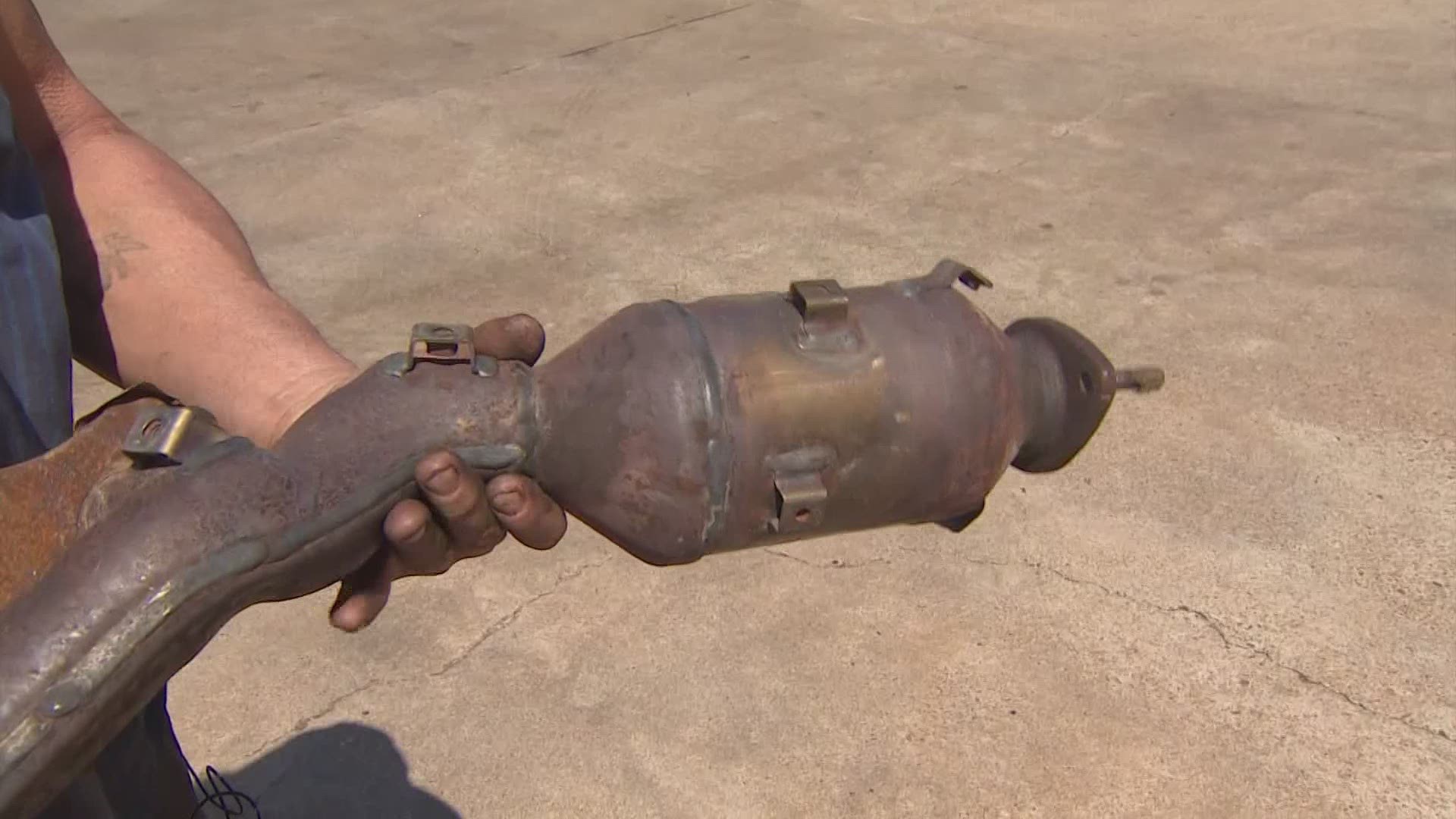 Harris County Sheriff's Office deputies said they found 32 stolen catalytic converters in a vehicle after they arrested four suspects during a chase.