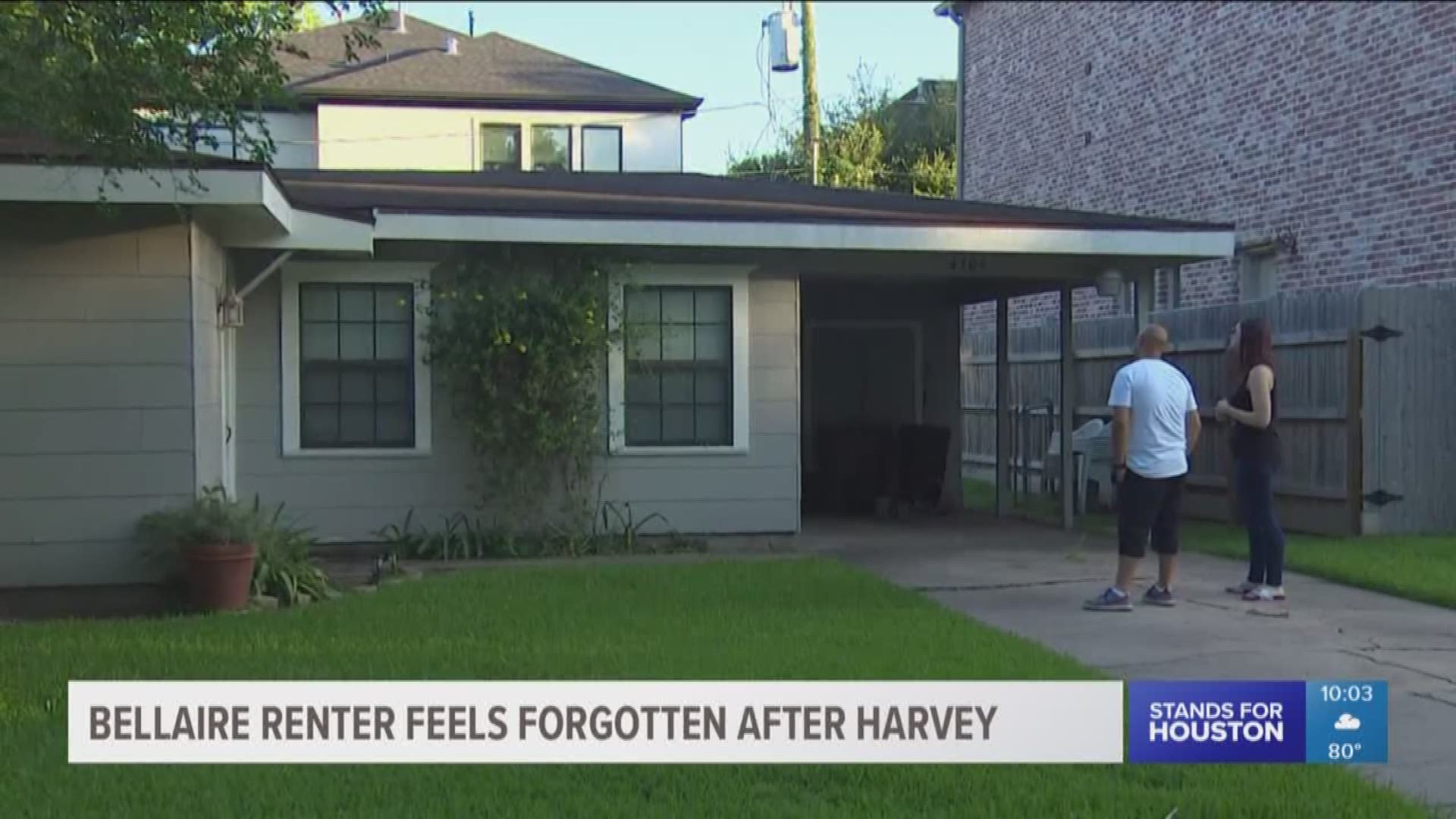 A Bellaire family washed out of their rental home by Harvey feels forgotten by FEMA.