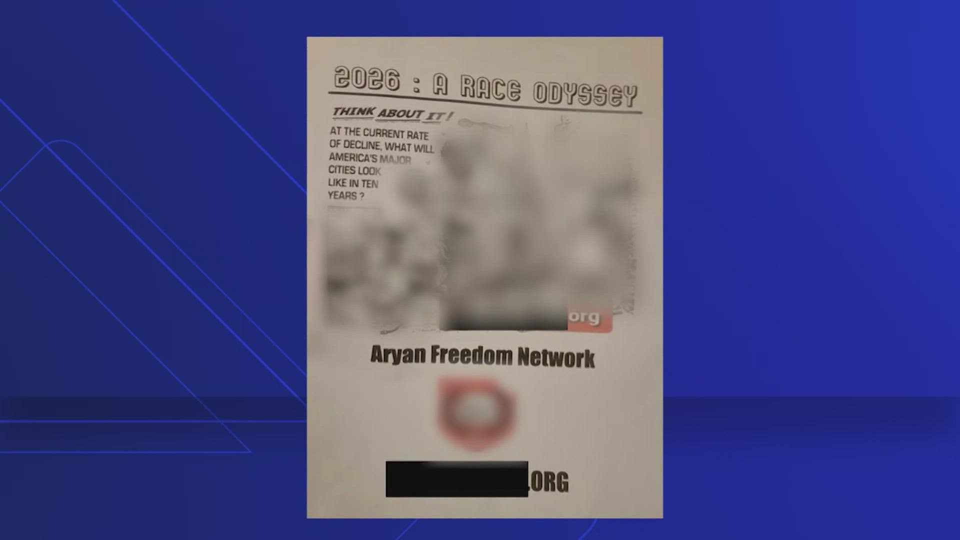 White supremacist flyers distributed in NW Harris County