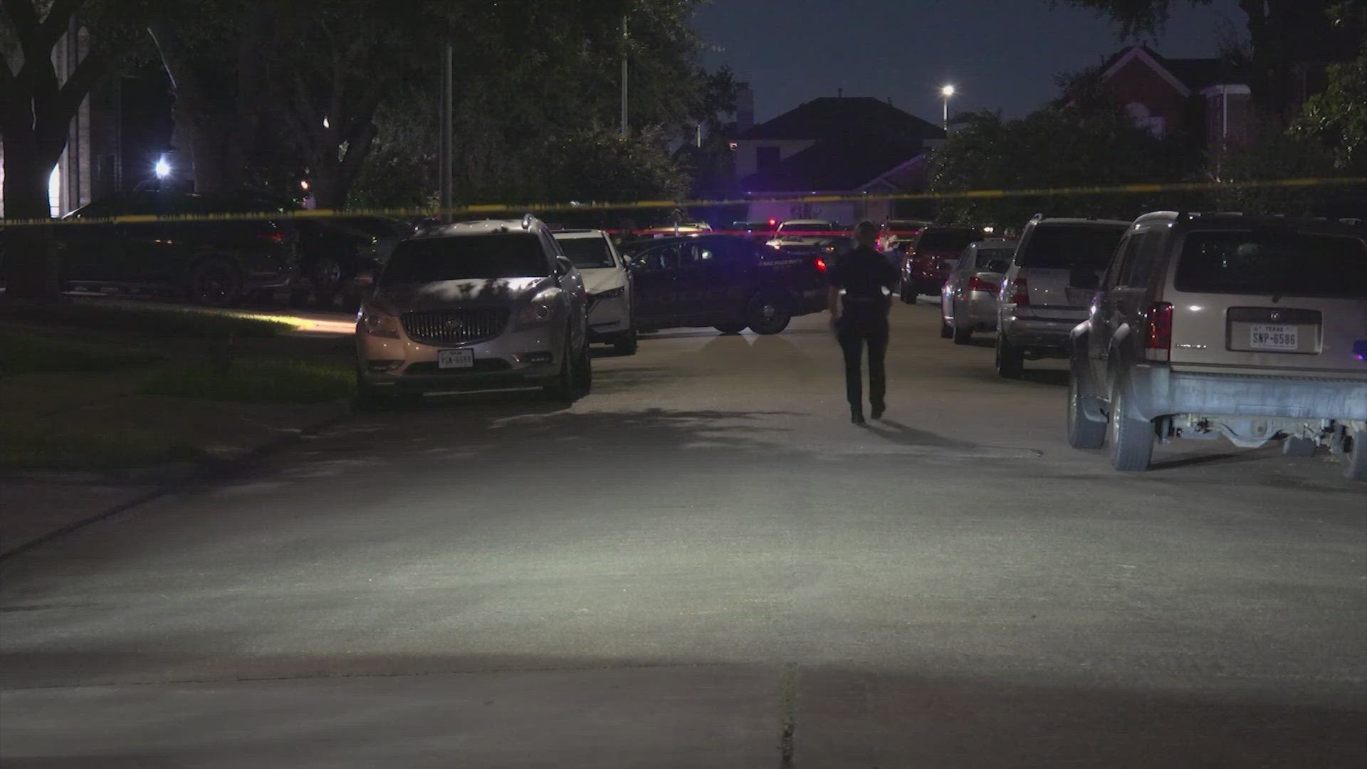 A police chase in southwest Houston ended with officers shooting and killing an armed robbery suspect.