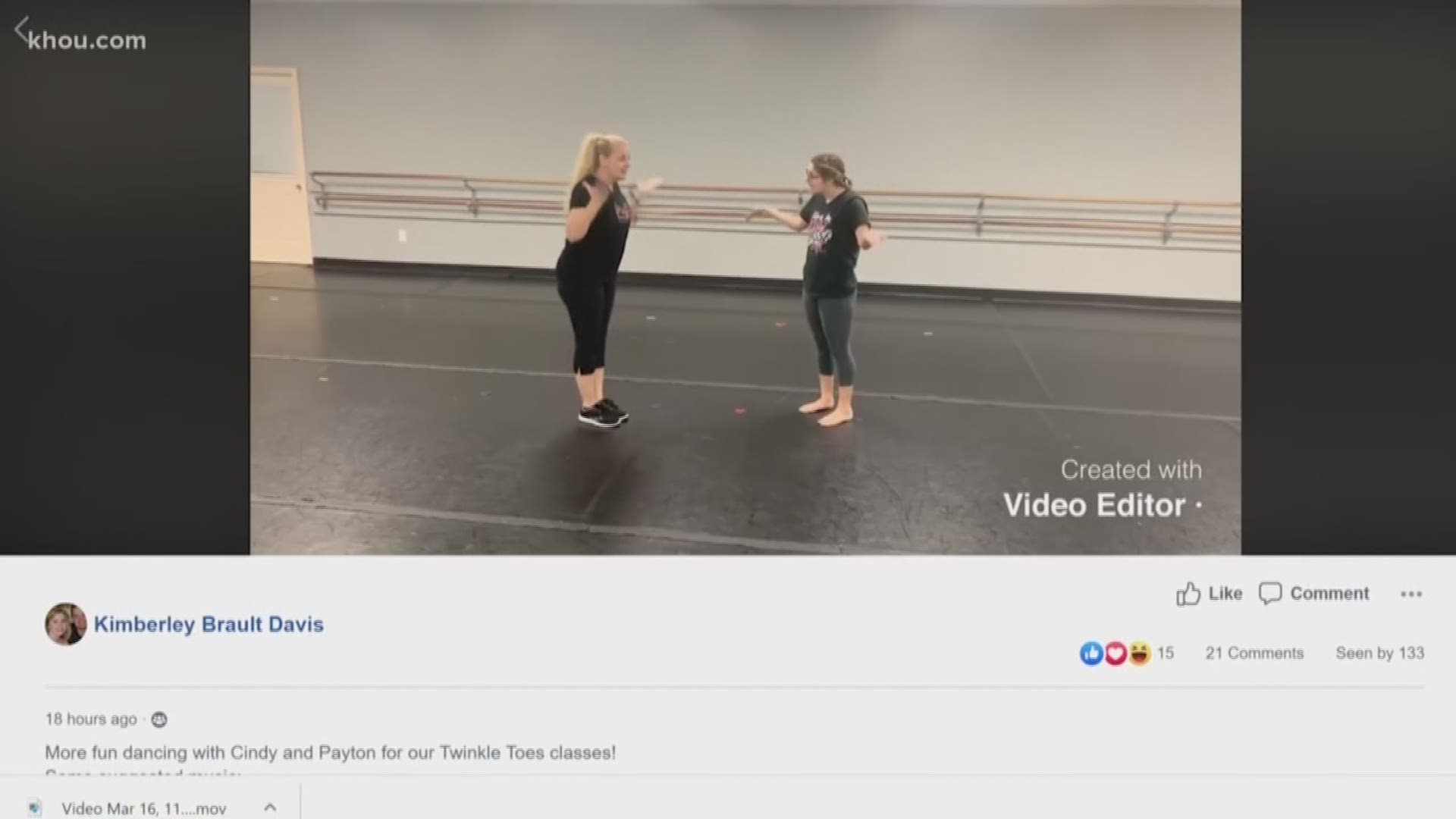 A Tomball dance studio is just one of the many Houston-area businesses navigating the impacts of the coronavirus.