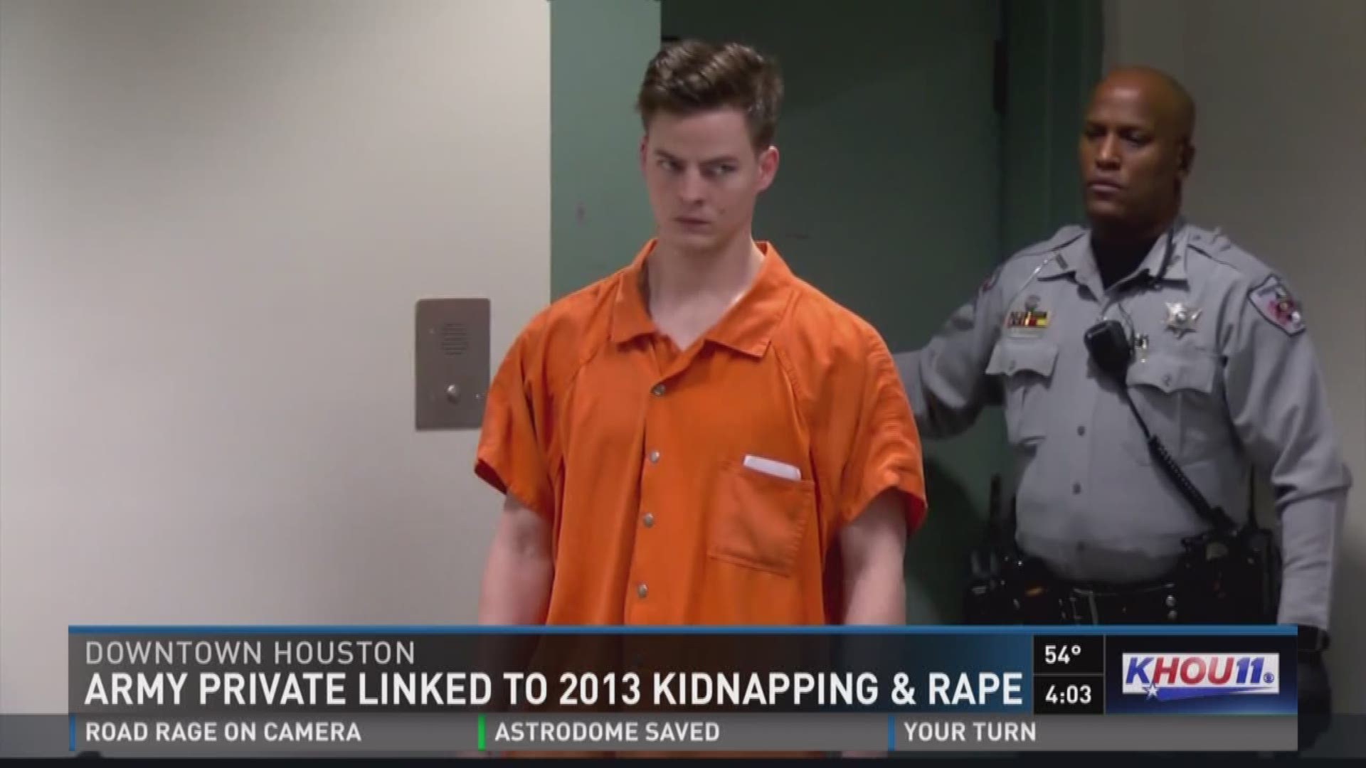 A soldier from Fort Bragg has been charged in a brutal 2013 kidnapping and rape in Harris County.Levi Goss, 24, was arrested in North Carolina last month after a DNA test linked him to the cold case out of Harris County. Now, military authorities in Nort