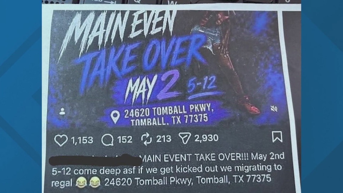 Teen takeovers fueled by social media hit the Houston area, prompting police action at Katy Mills Mall. Authorities express concern over potential for violence.