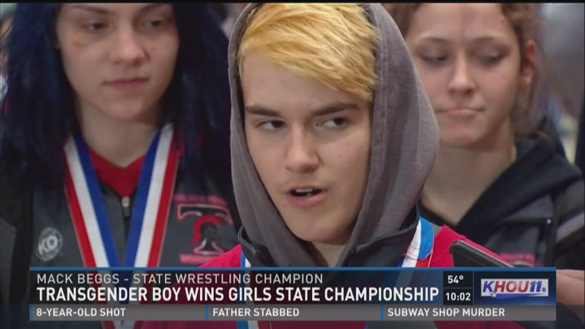 CYPRESS, Texas- Mack Beggs, a transgender teen who identifies as male, won the Texas girls state wrestling title on Saturday. 